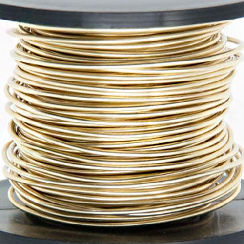 champagne copper craft wire - diameter 0,71mm - 14mt spool | 1pc