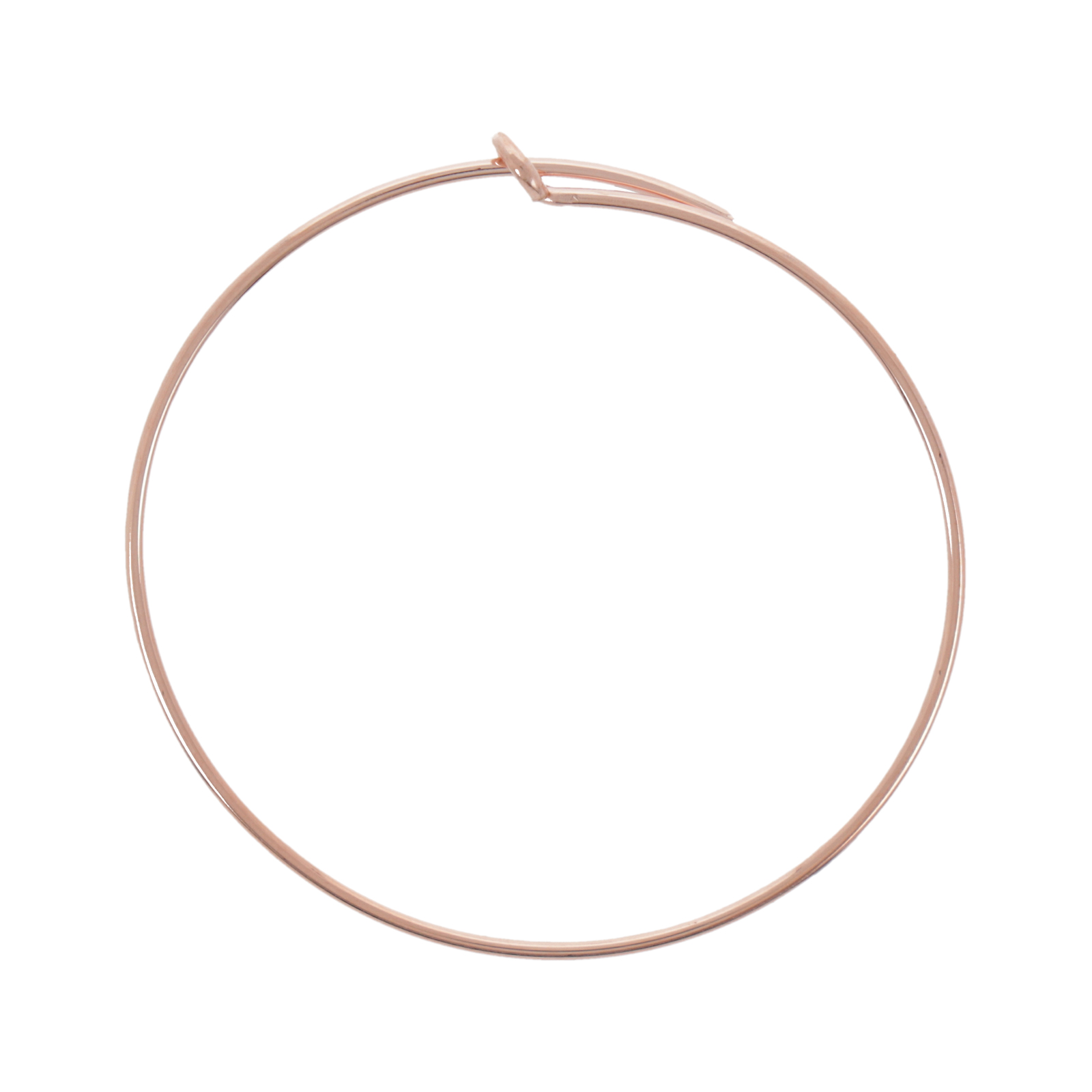 Orecchini a cerchio torchon ø 36 mm con chiusura a ponte placcati oro giallo in argento 925