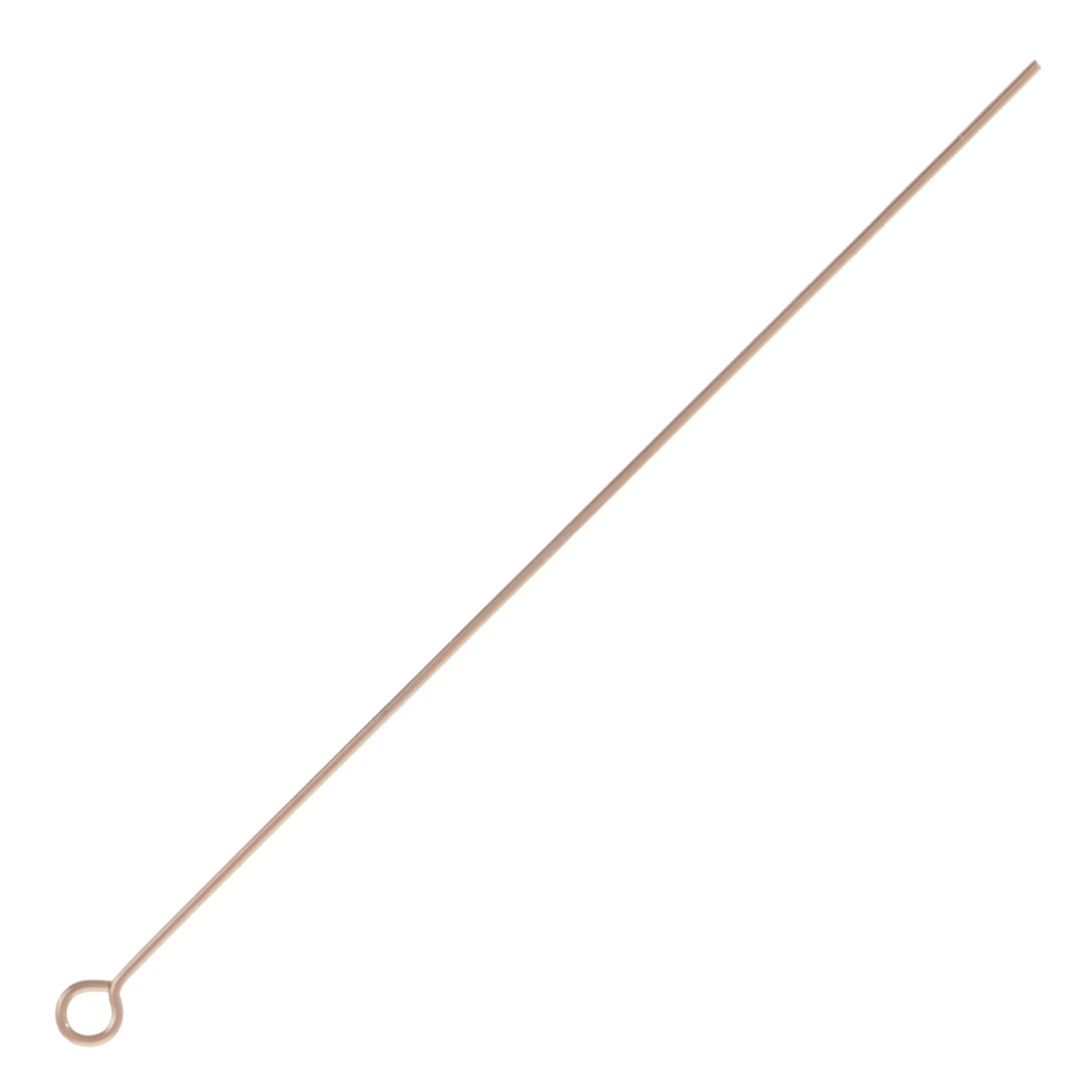 rose gold-filled 14k eyepin 50mm - wire 0,50mm | 4pc