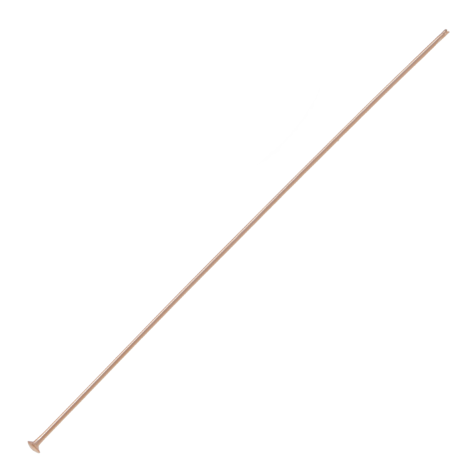 rose gold-filled 14k headpin 50mm - wire 0,50mm | 4pc