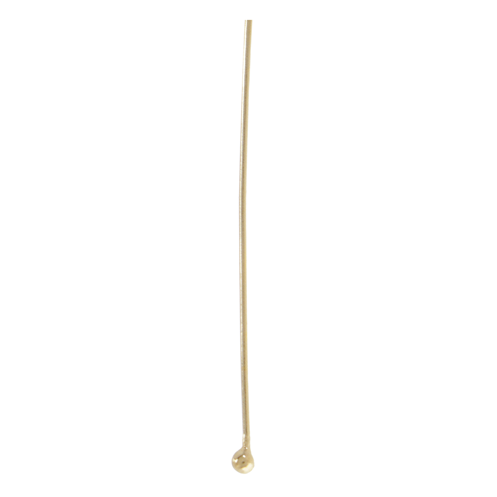 nietstift mit kugelkopf gold-filled 14k 38mm - wire 0,51mm | 4st