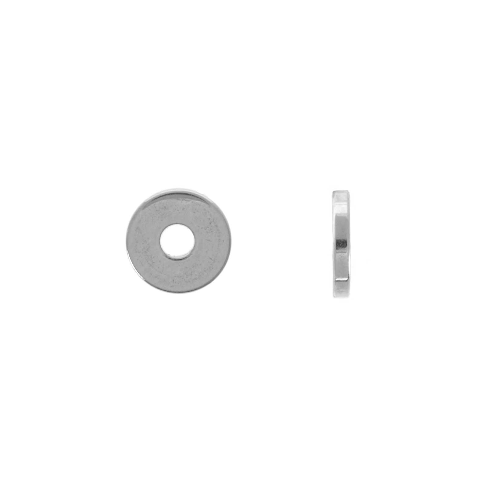 trennperle heishi antik versilbert 6x1mm | 15st