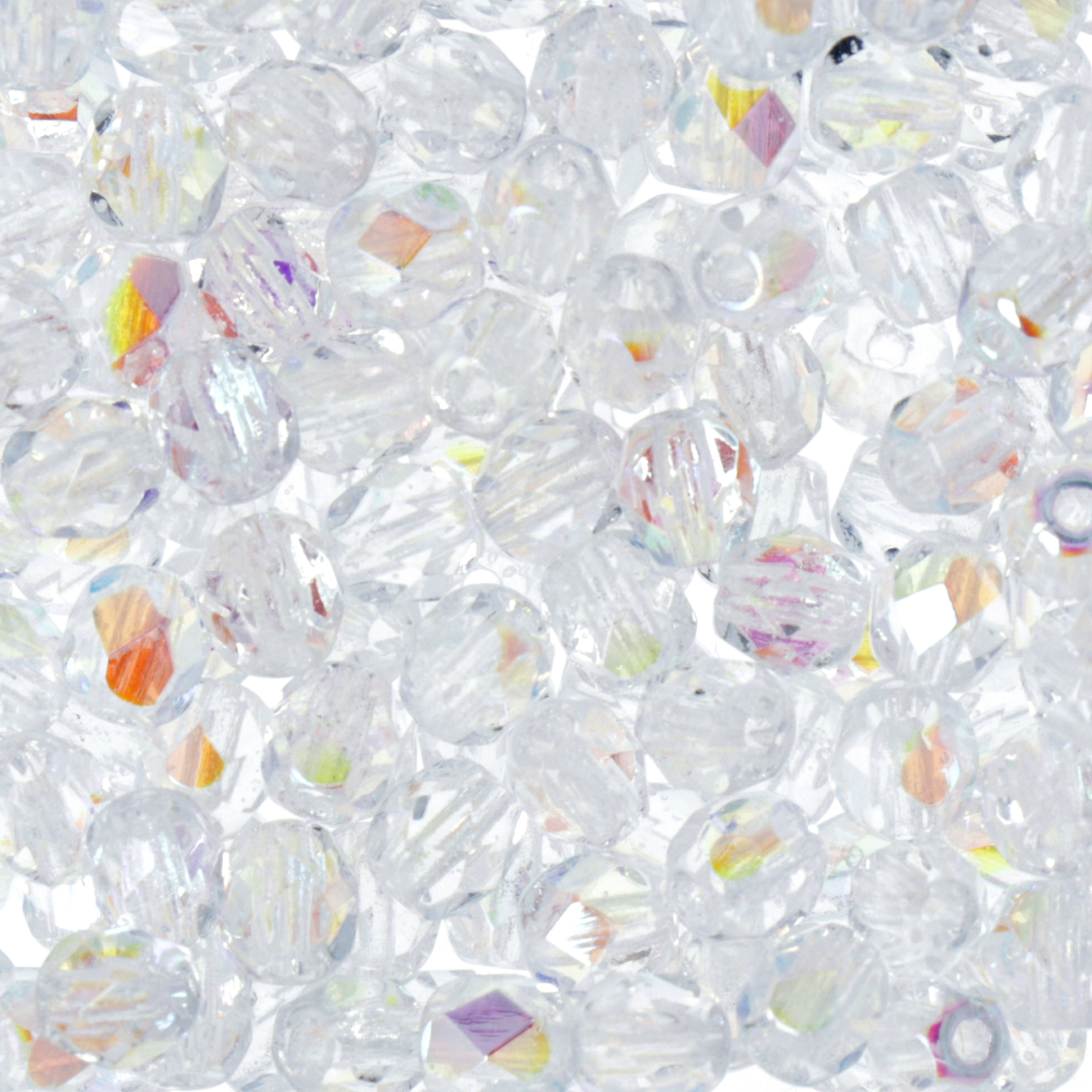 böhmische glasschliffperlen crystal ab 4mm (großpackungen) | 1200st