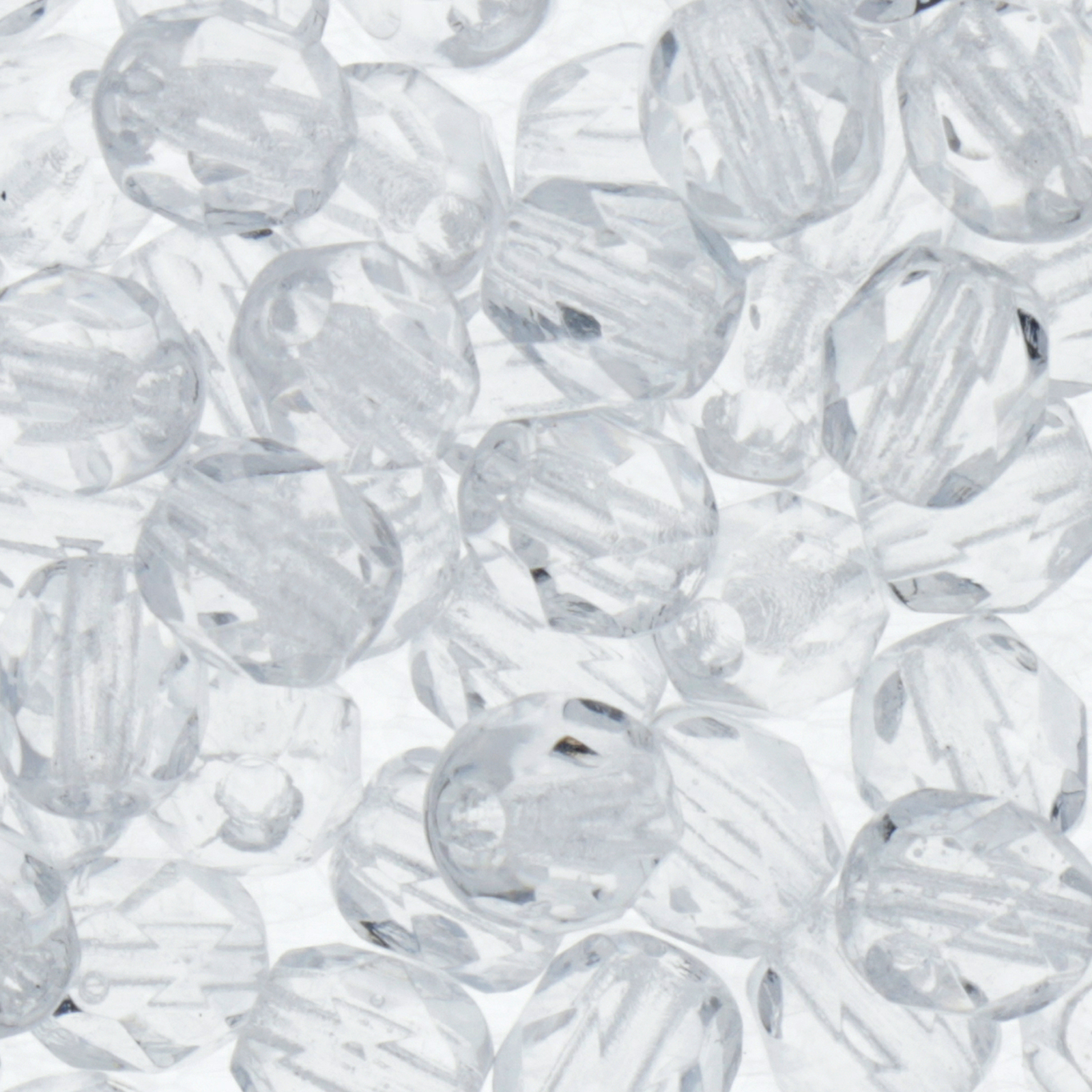 czech fire-polished round beads crystal 6mm (bulk pack) | 1200pc
