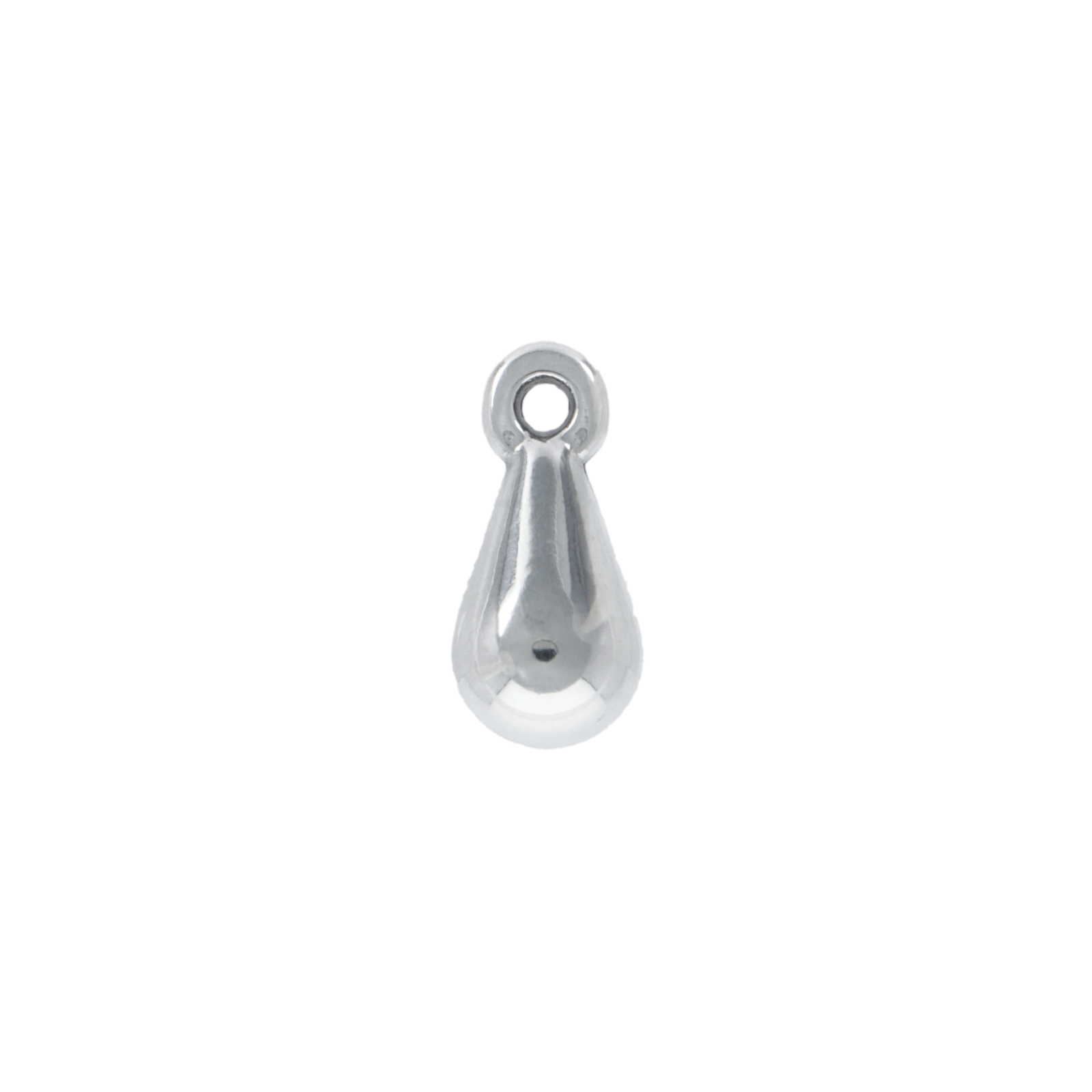 anhänger briolette antik versilbert 10x6mm | 2st