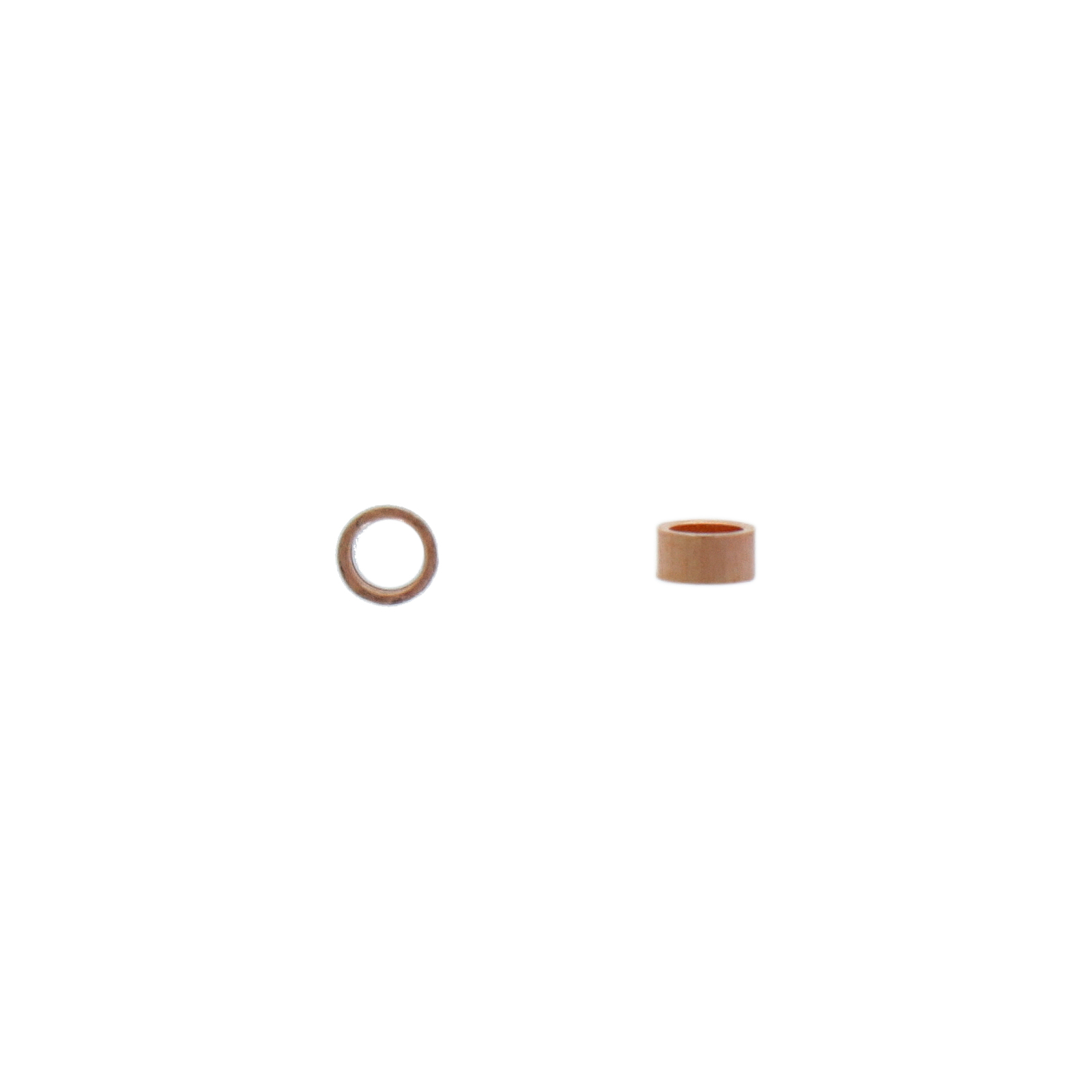 rose gold-filled 14k crimp tubes 2x1mm | 20pc