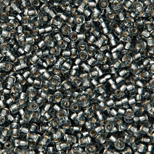 miyuki rocailles 11/0 - silver-lined grey (21l) | 10gr