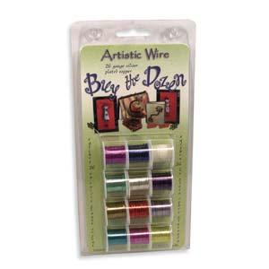 dozen mix artistic wire - diameter 0,64mm - 4,6mt x 12 spool | 1pc