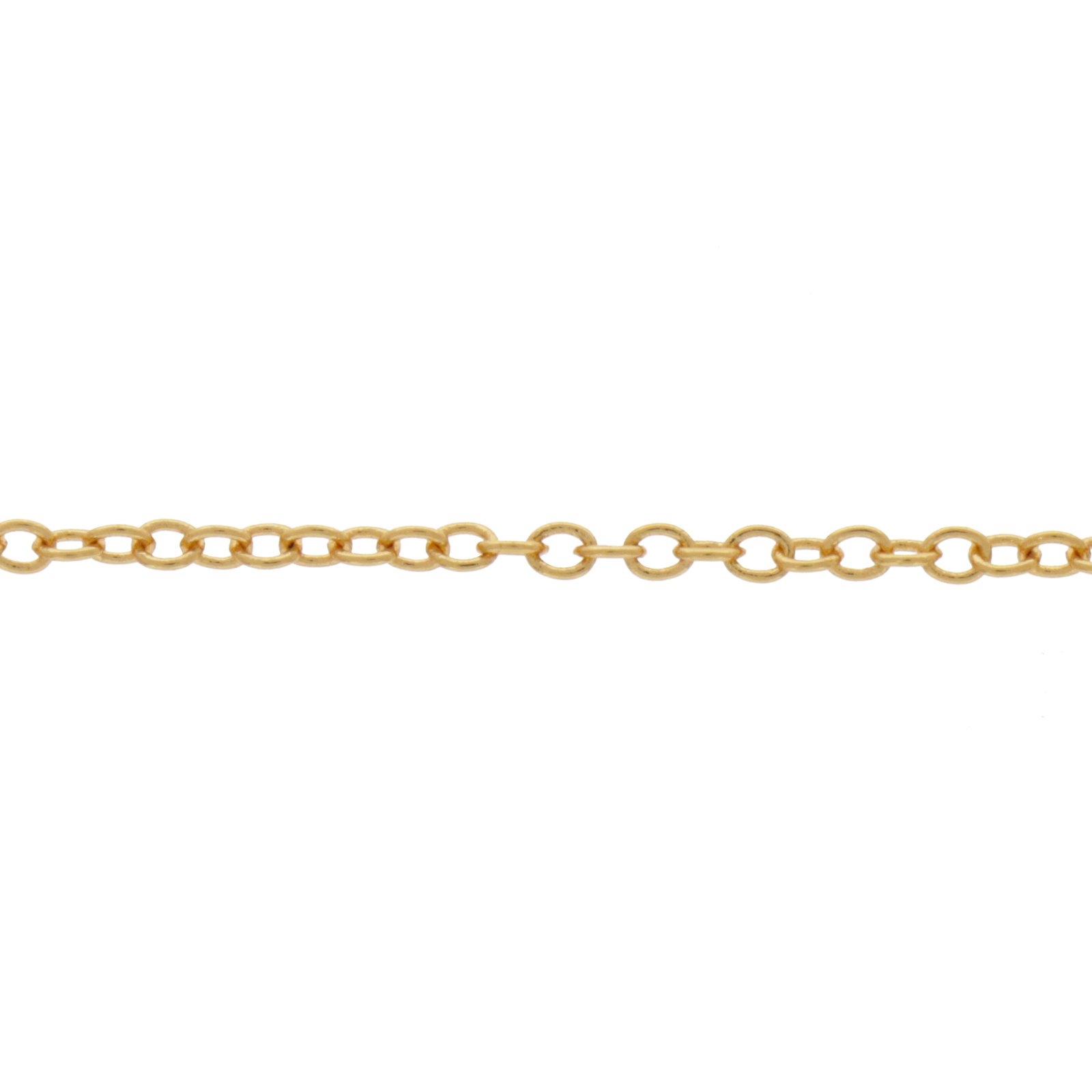 gold plated rolo chain 1,5mm | 1mt
