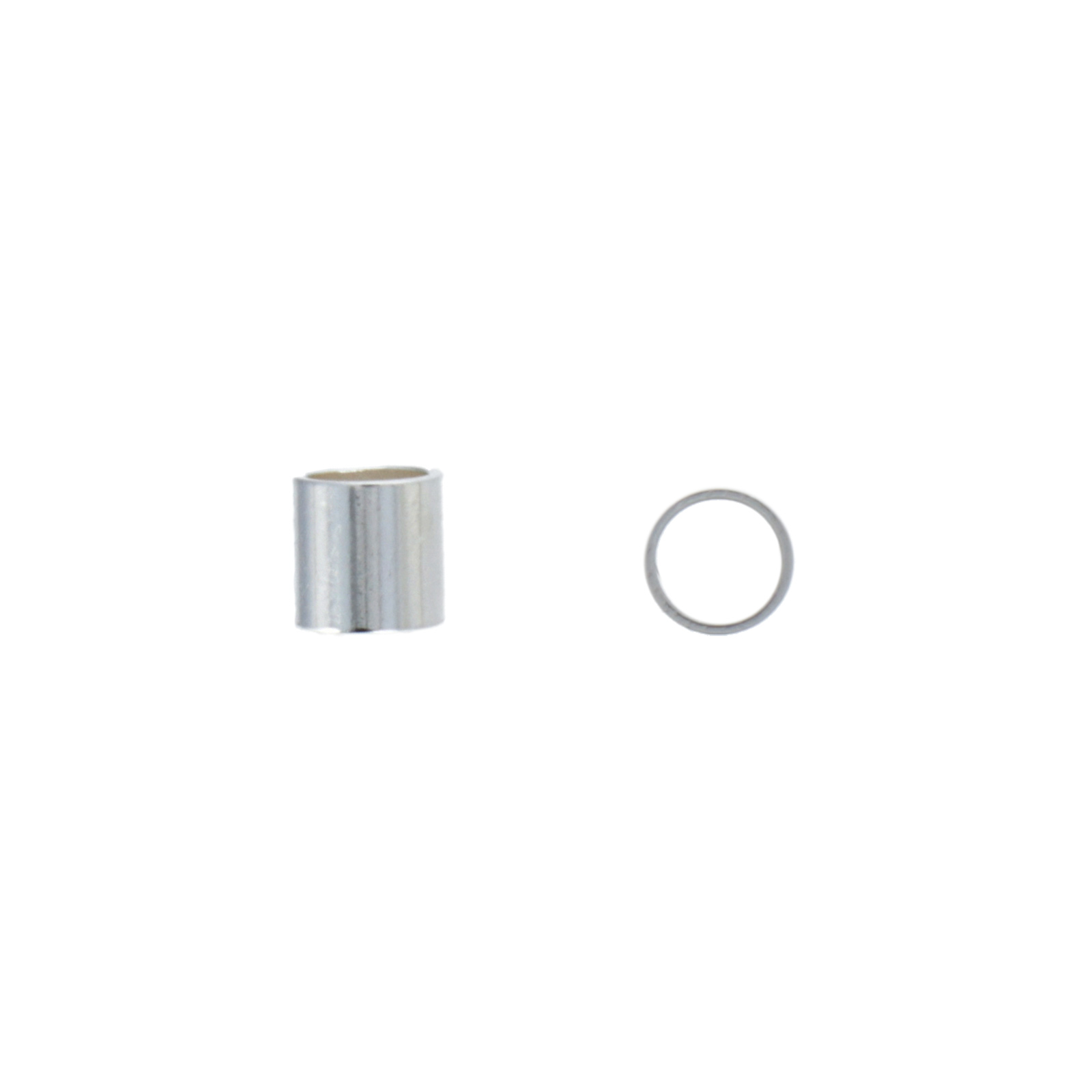 quetschperlen 925 sterlingsilbe 3x3mm | 8st