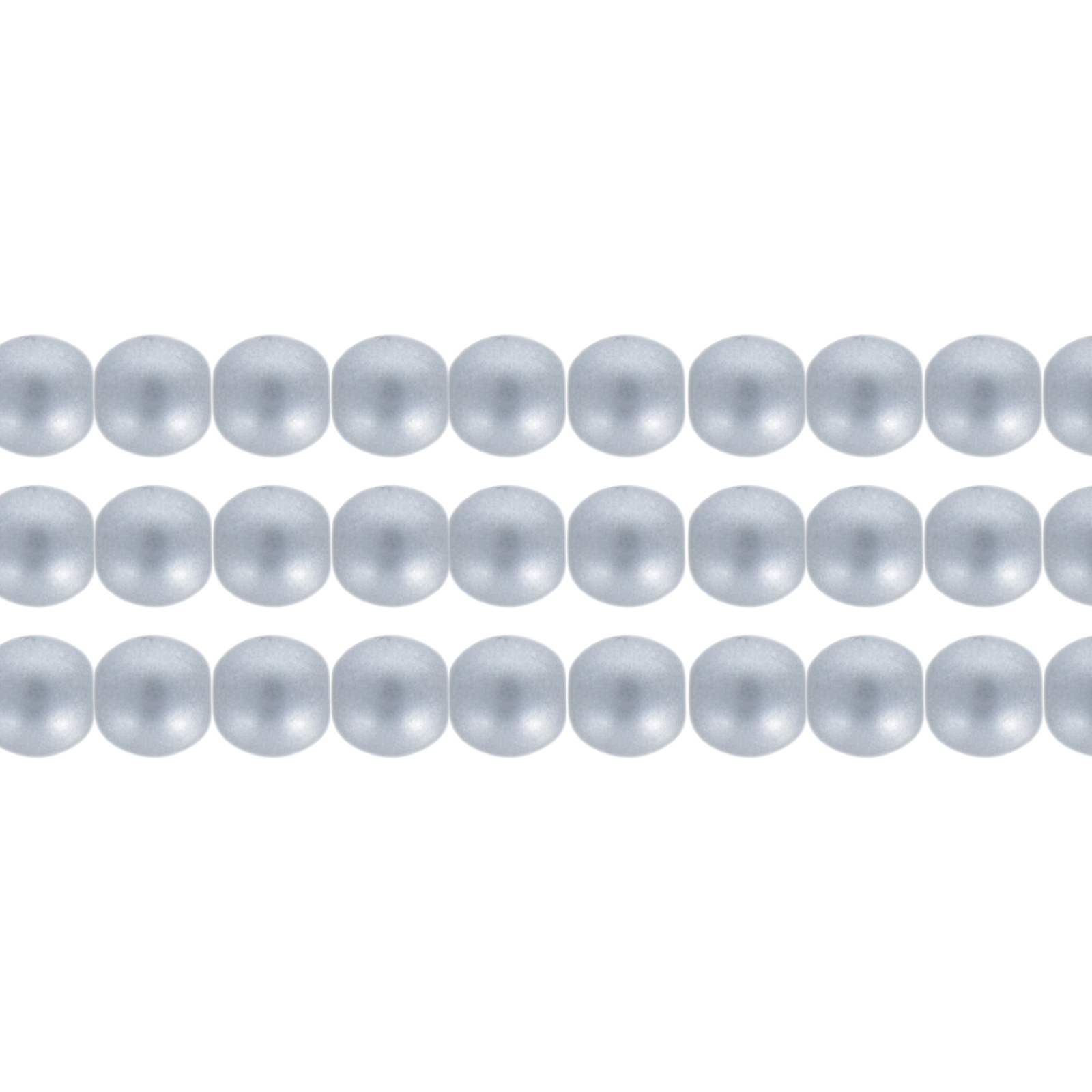 böhmische glas rund satin metallic silver 4mm | 100st