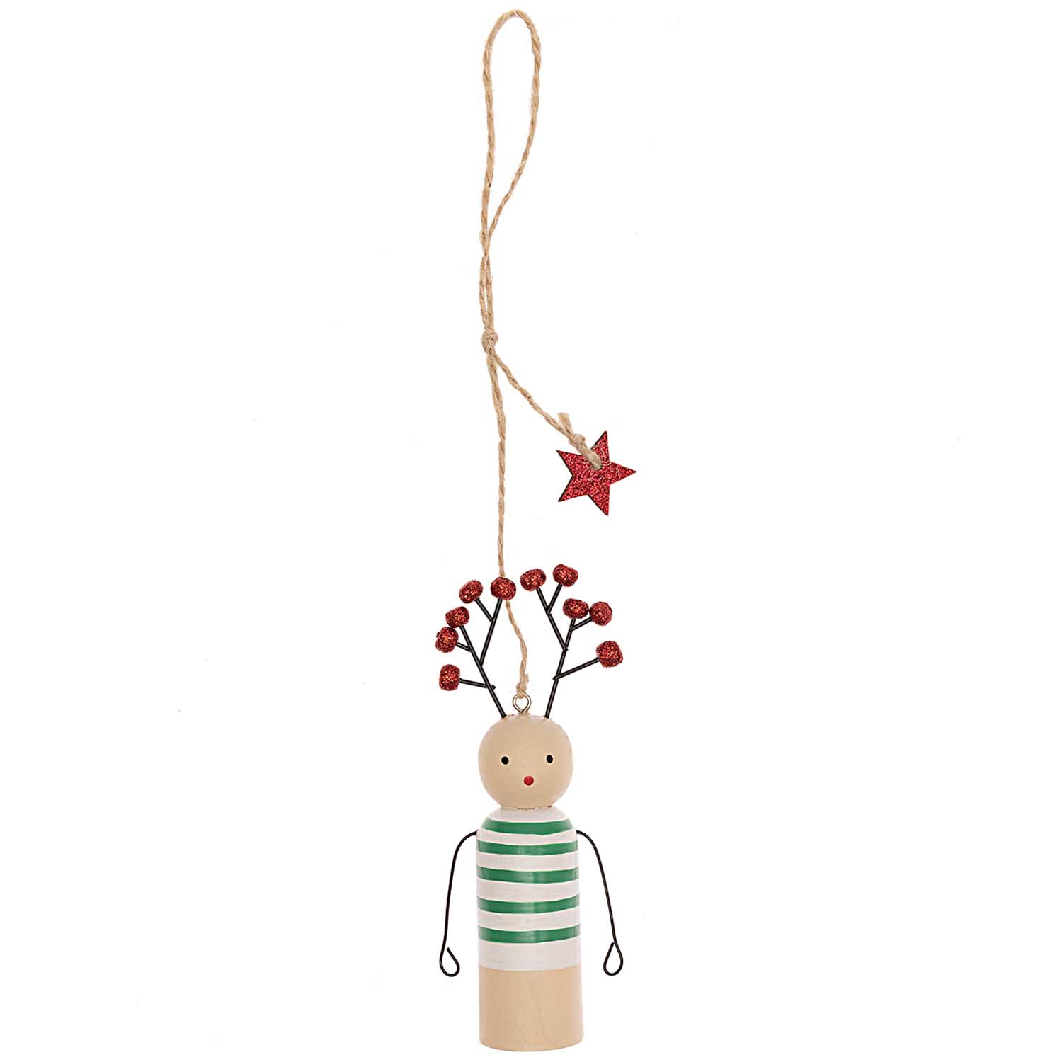 deco figure reindeer 13cm | 1pc