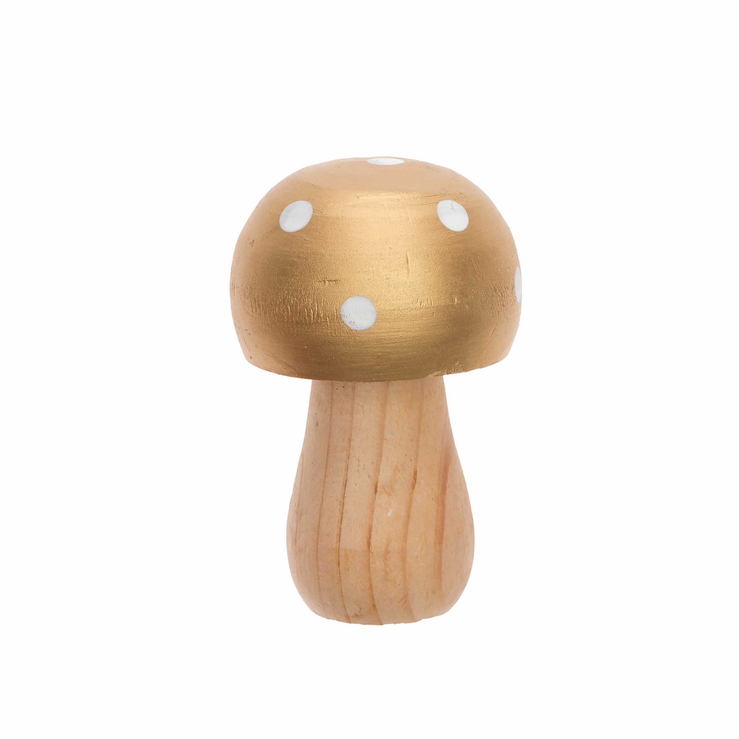 wood mushroom gold 9cm | 1pc