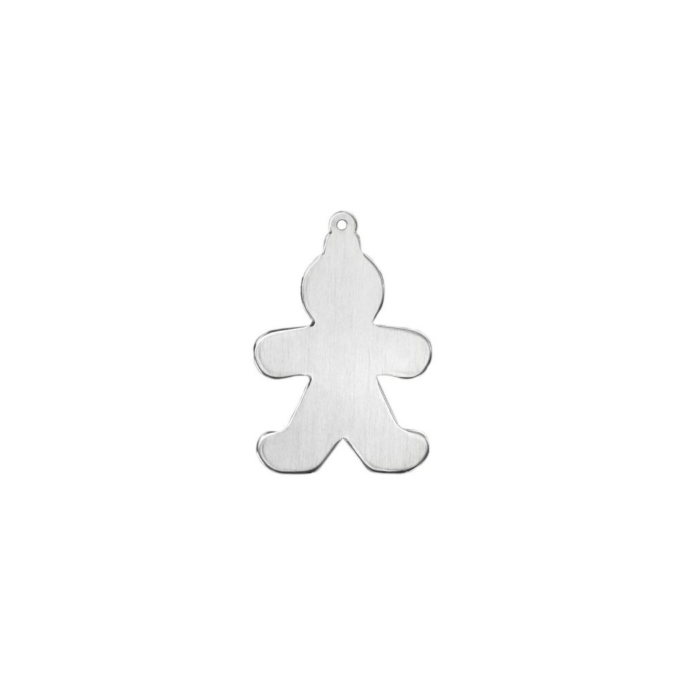 metal blanks diy gingerbread ornament aluminium 40x25mm | 1st