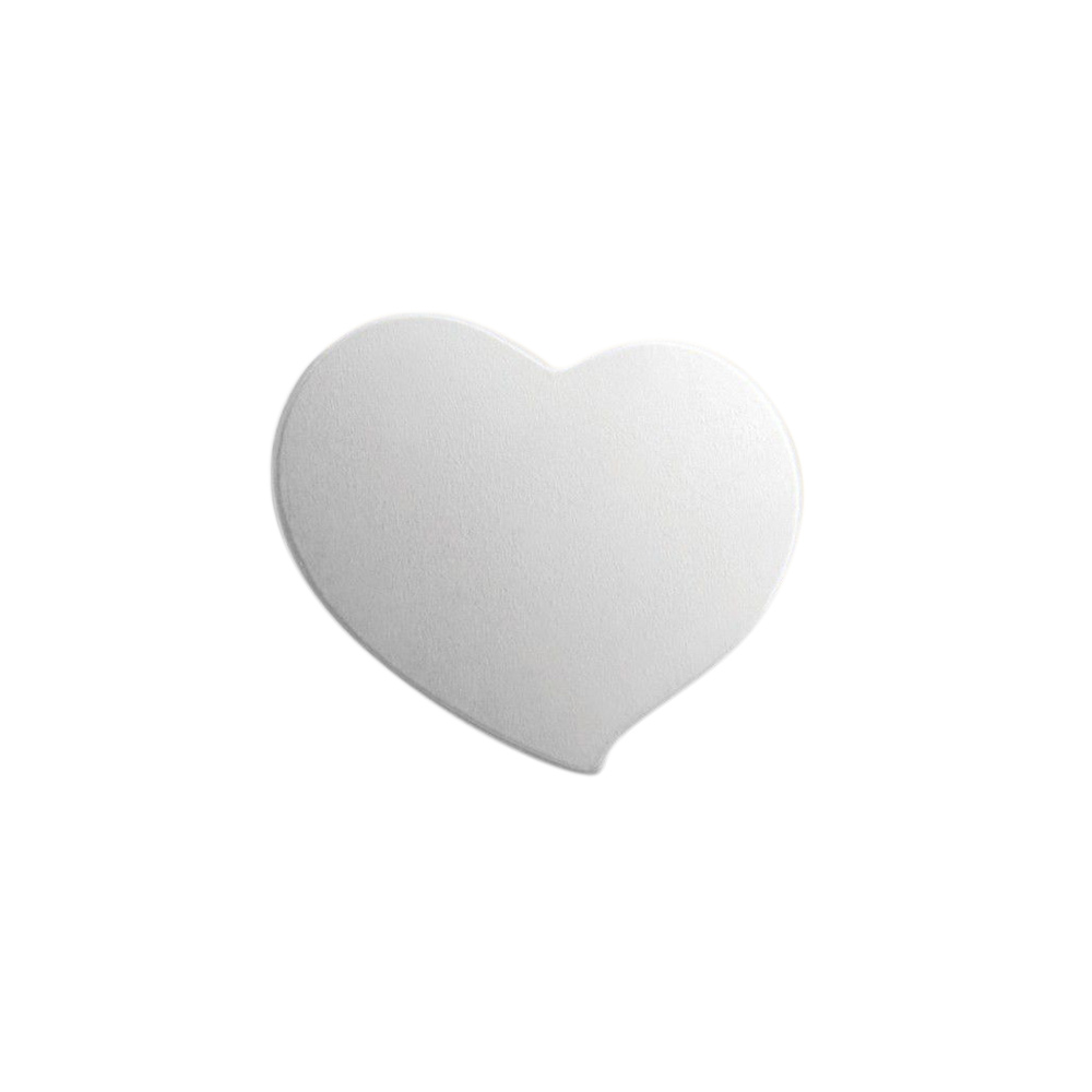 premium blanks aluminium swirl heart 21x18mm | 6pc