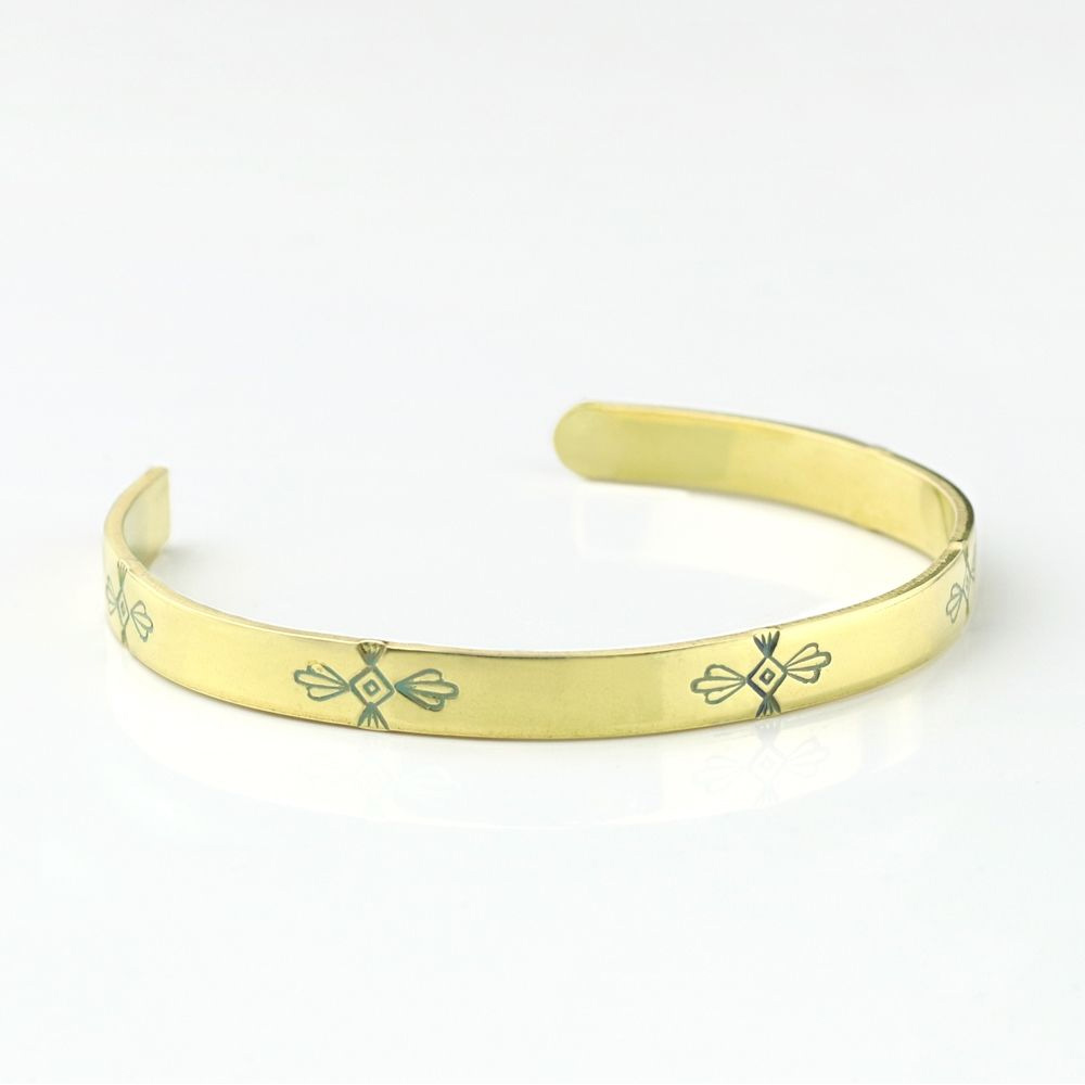 metal blanks brass bracelet 153x6mm | 1pc