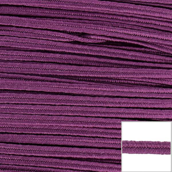color soutache braid - plum 3,5mm | 2mt