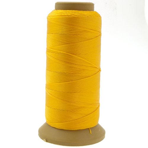 yellow gold polyester thread - size 0,60mm - 300mt spool | 1pc