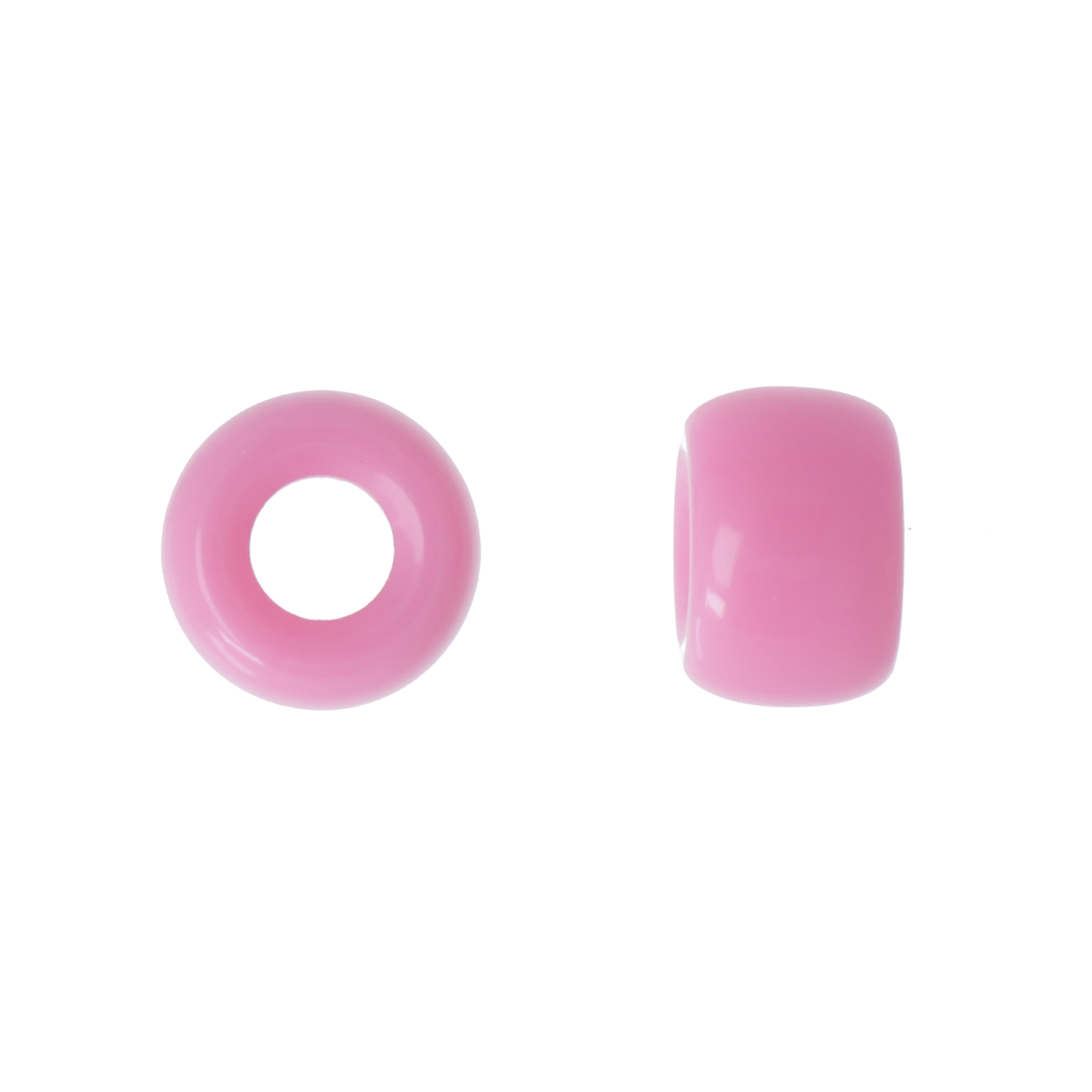 acrylic roundelle fuchsia 9x6mm | 40pc