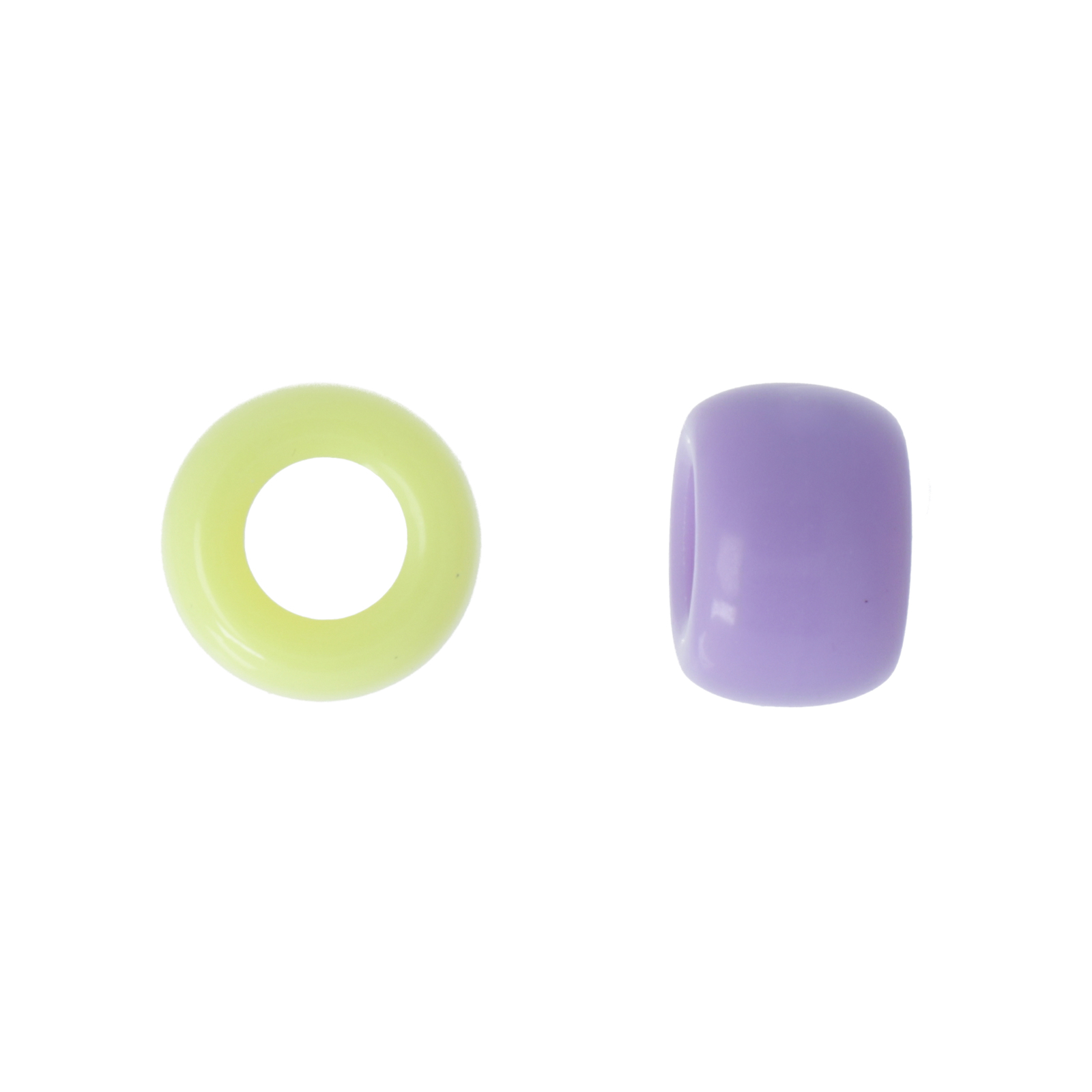 acrylic roundelle multicolor pastel 9x6mm | 40pc