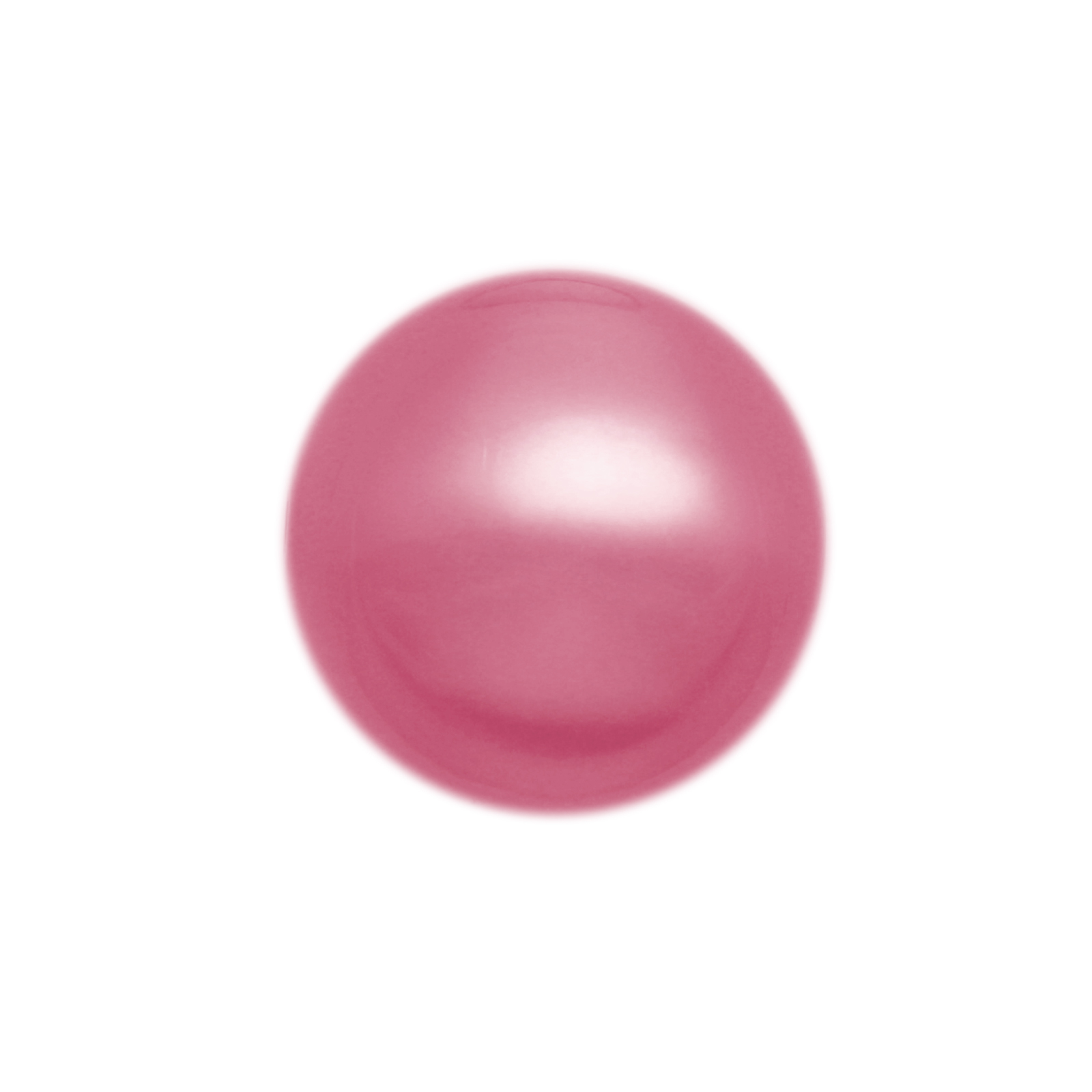 perle polaris glänzend - runde rosa 16mm | 2st