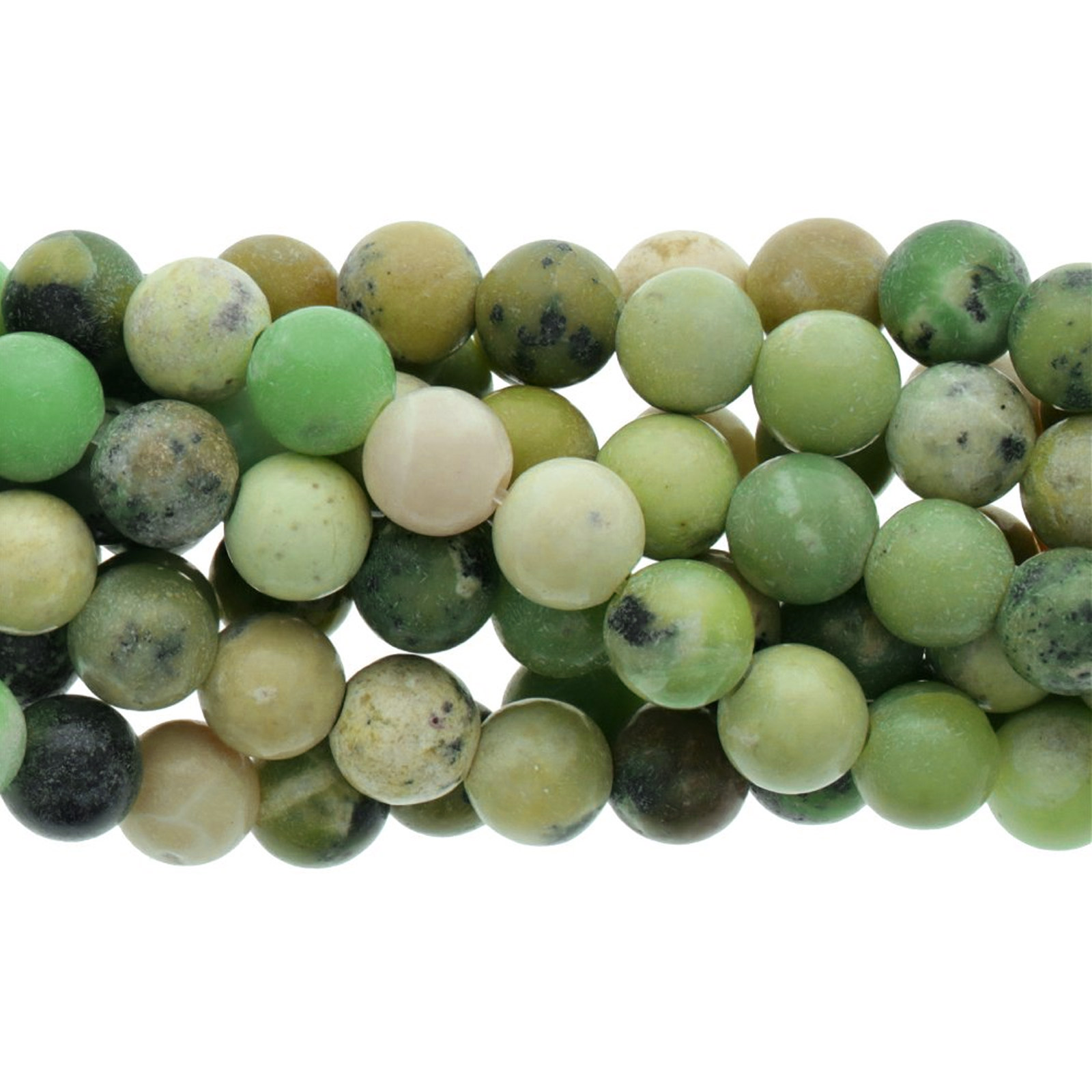 chrysoprase smooth round 6mm | 15/16-inch strand