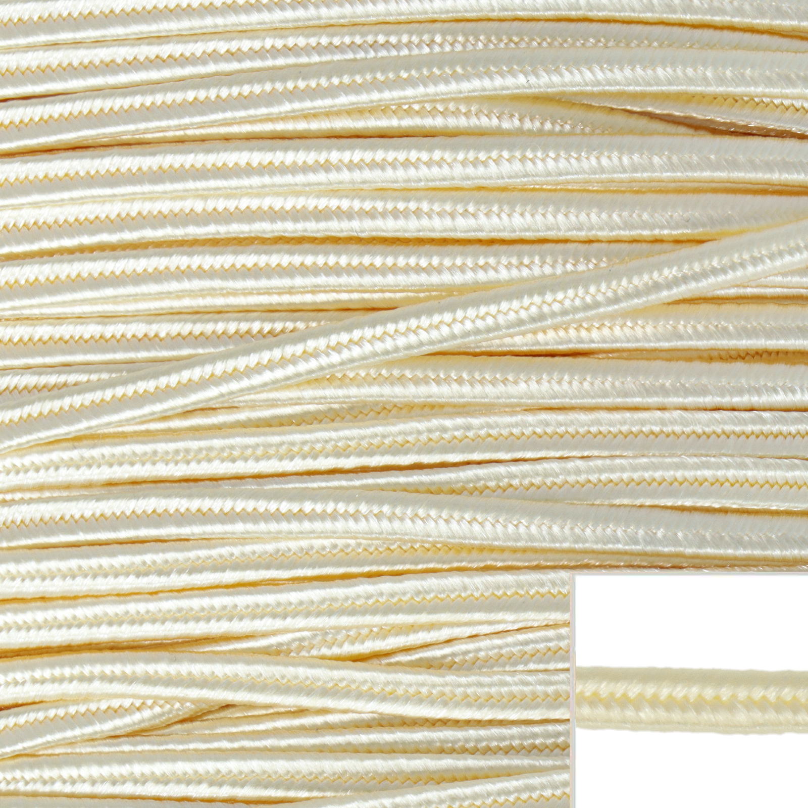 color soutache braid - cream 3,5mm | 2mt