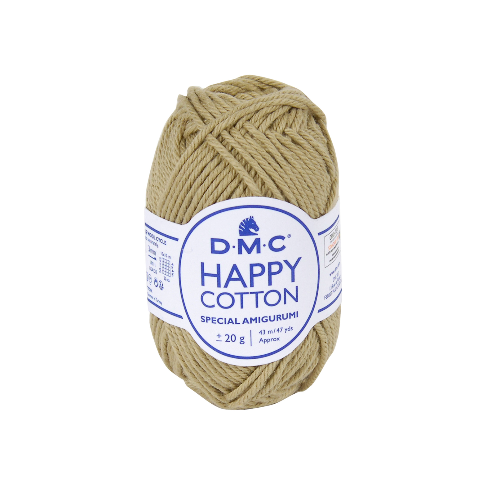 happy cotton amigurumi dmc - sand (772) - 20gr (43mt) | 1pc