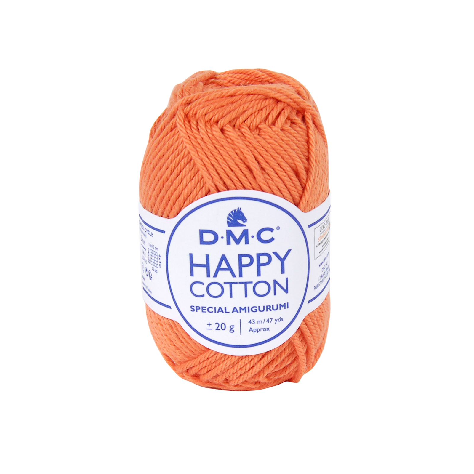happy cotton amigurumi dmc - orange (753) - 20gr (43mt) | 1pc