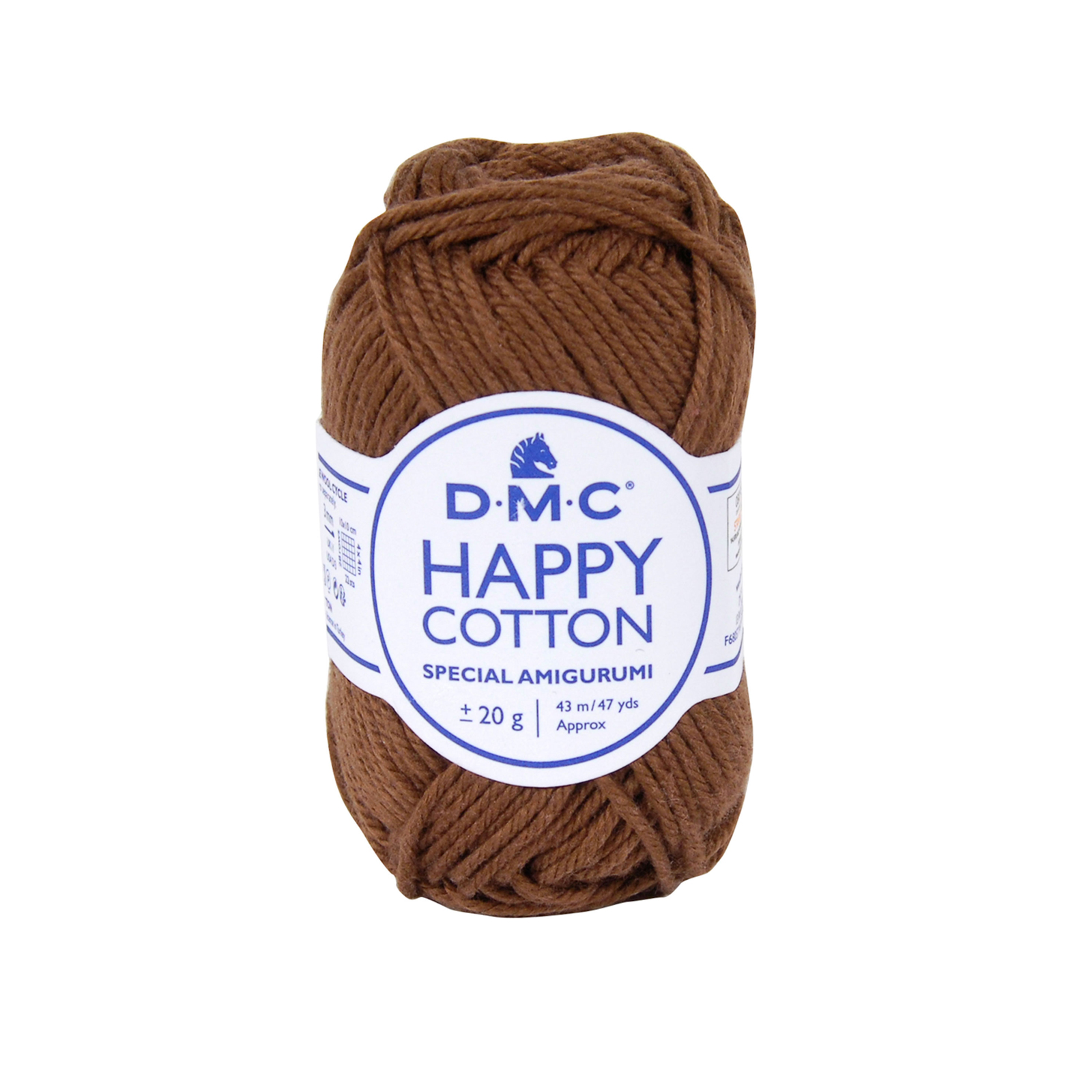 happy cotton amigurumi dmc - brown (777) - 20gr (43mt) | 1pc