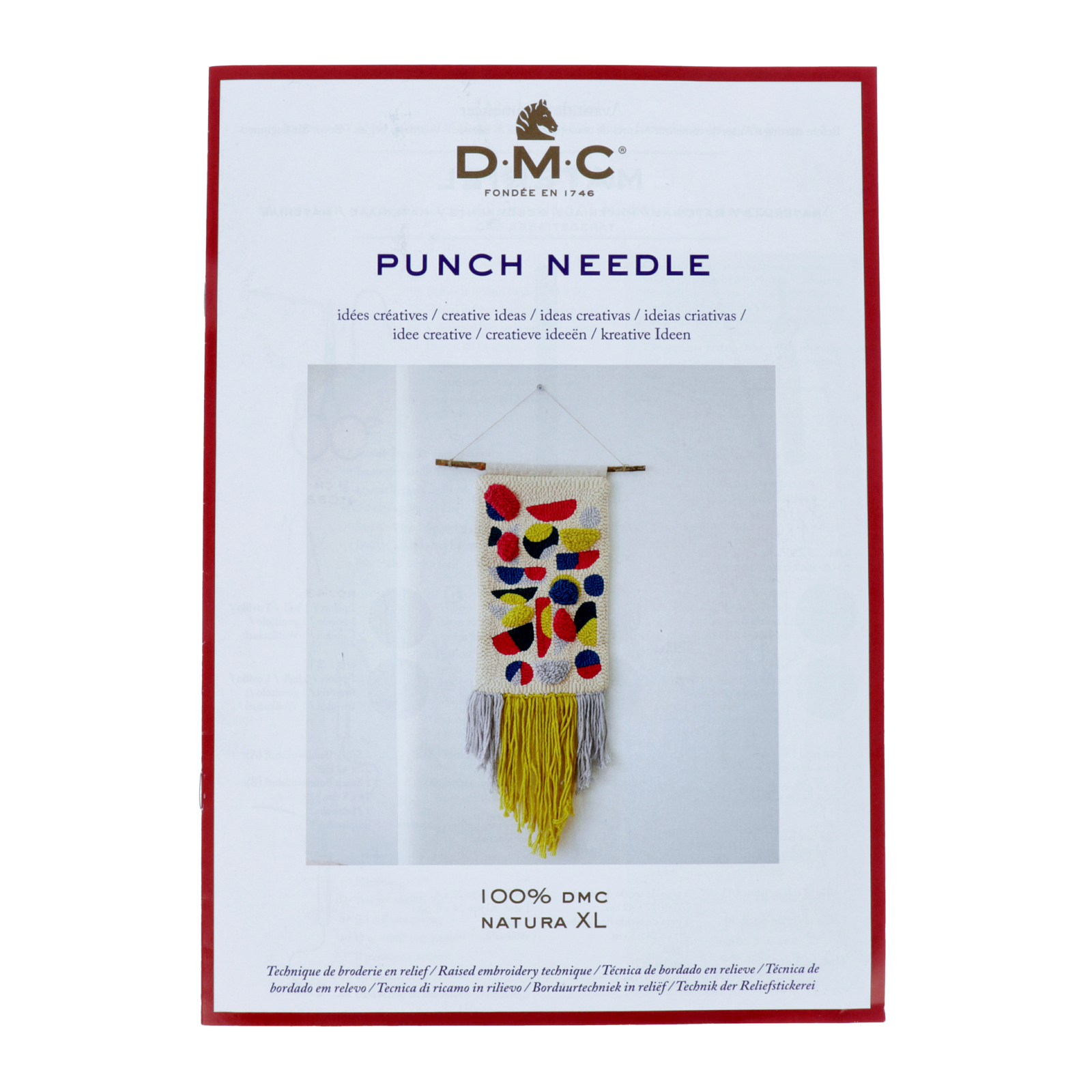 punch needle model dmc - wand hängen | 1st