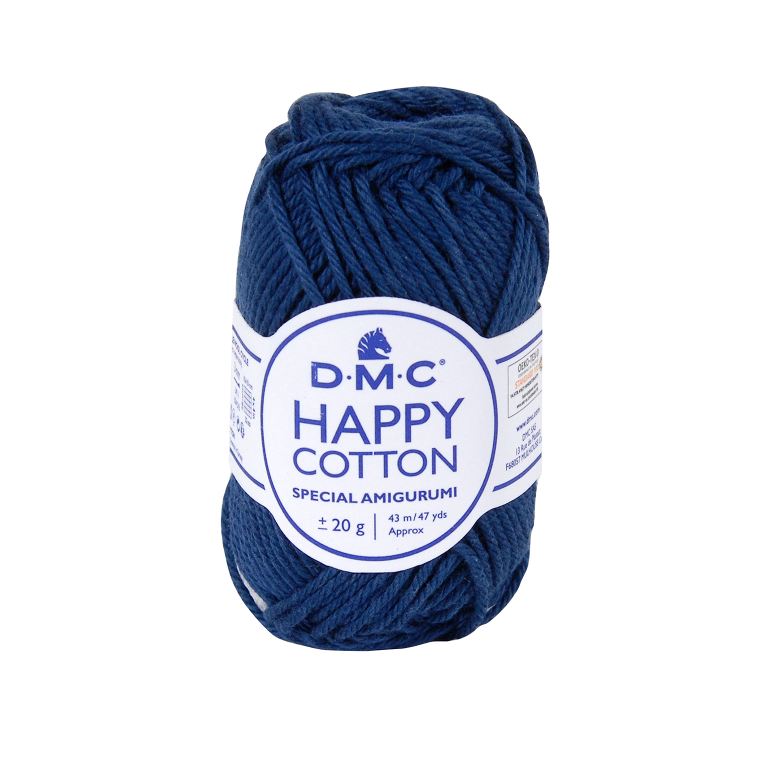 happy cotton amigurumi dmc - navy blue (758) - 20gr (43mt) | 1pc