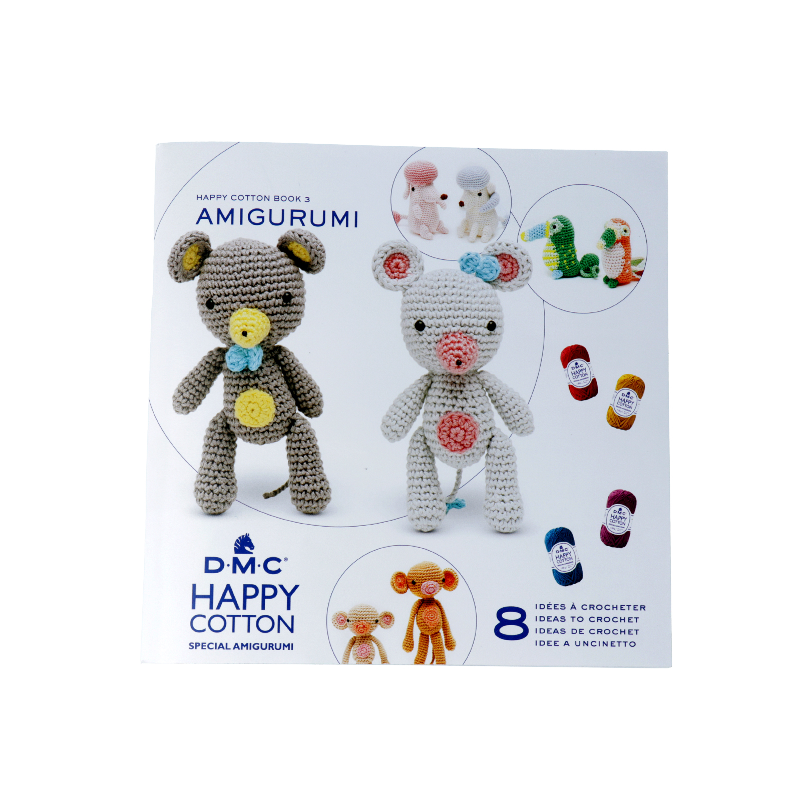 happy cotton book 1 - two of a kind - 8 ideas amigurumi | 1pc