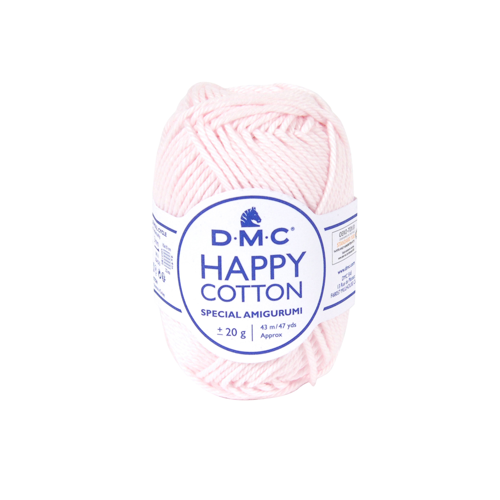 happy cotton amigurumi dmc - baby pink (763) - 20gr (43mt) | 1pc