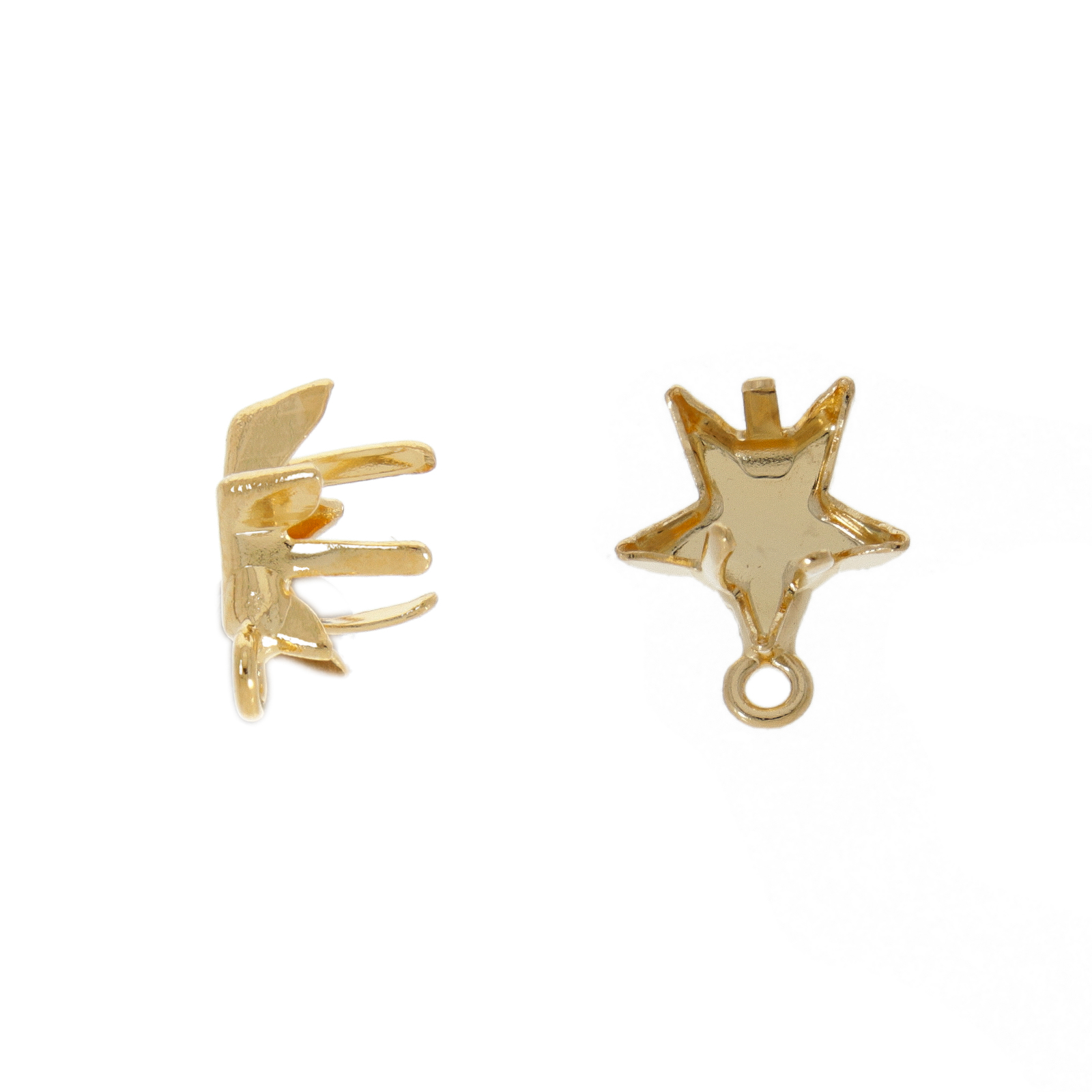 gold plated setting for star 4745 10mm | 1pc