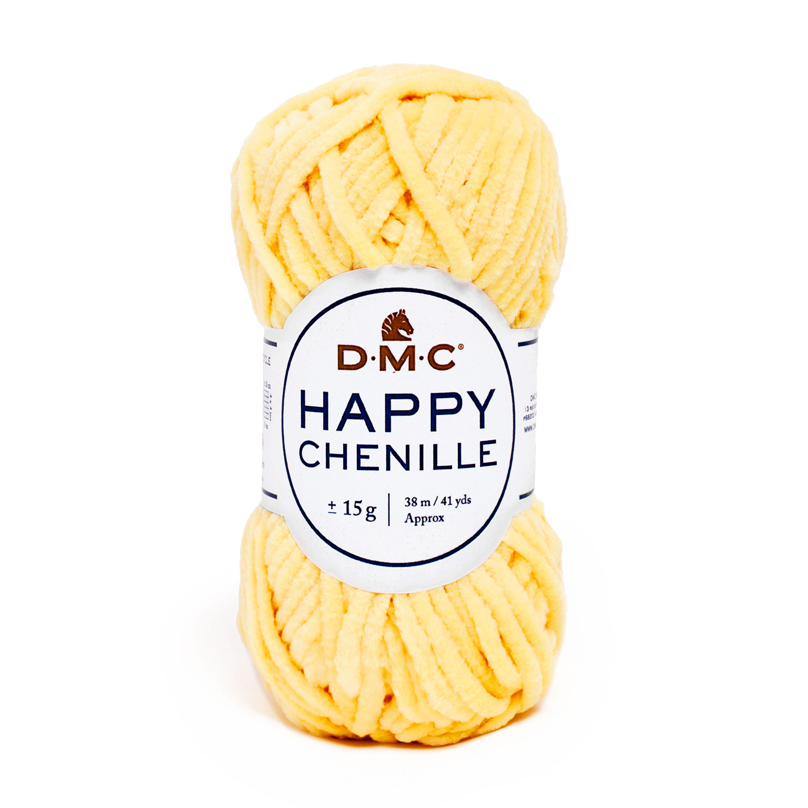 happy chenille dmc - yellow (14) - 15gr (38mt) | 1pc