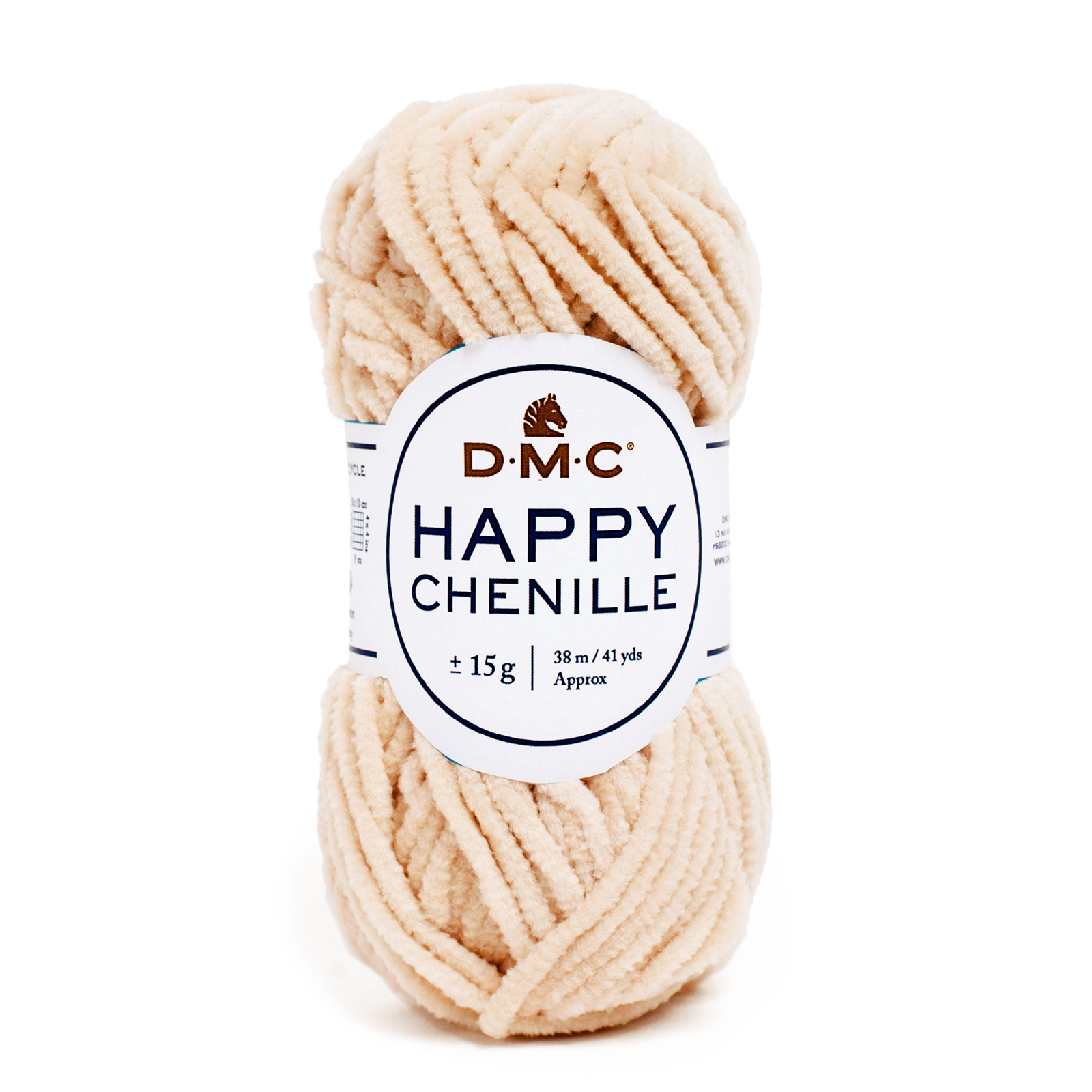 happy chenille dmc - ivory (10) - 15gr (38mt) | 1pc