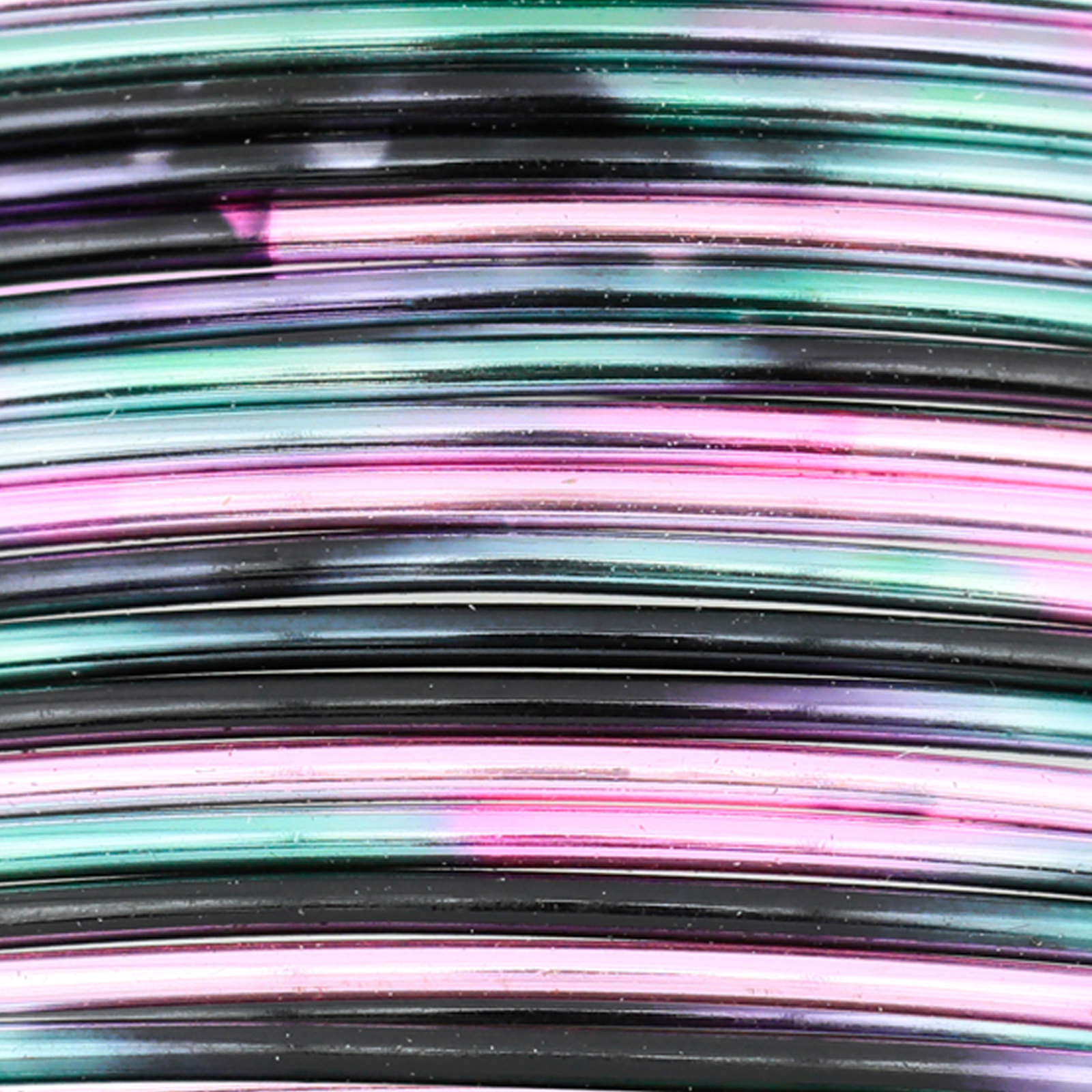 pink/black/green artistic wire multicolor - diameter 1mm - 1,8mt spool | 1pc
