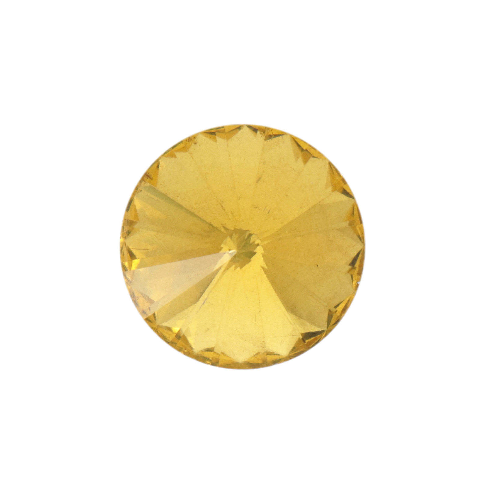 topaz rivoli czech cabochon 12mm | 2pc