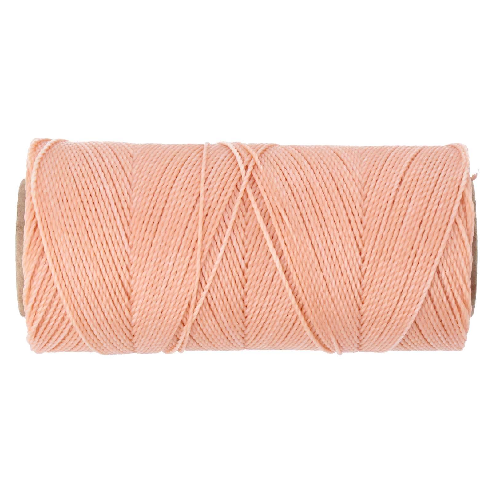 linhasita waxed polyester cord - coral pink (238) 1mm - 100gr spool (aprox. 180mt) | 1pc