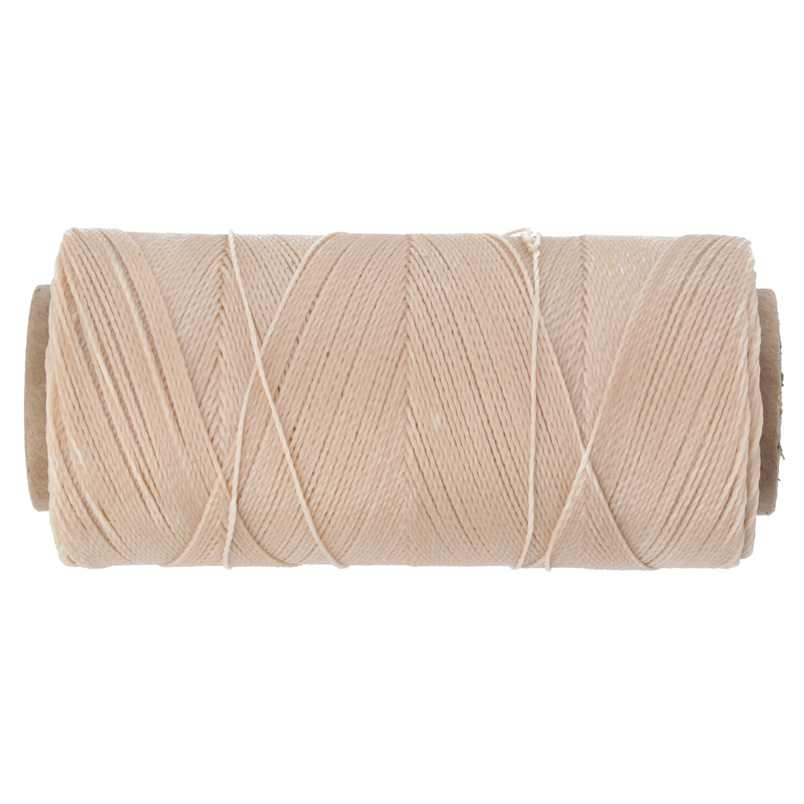 linhasita waxed polyester cord - sand (924) 0,5mm - 100gr spool (aprox. 335mt) | 1pc