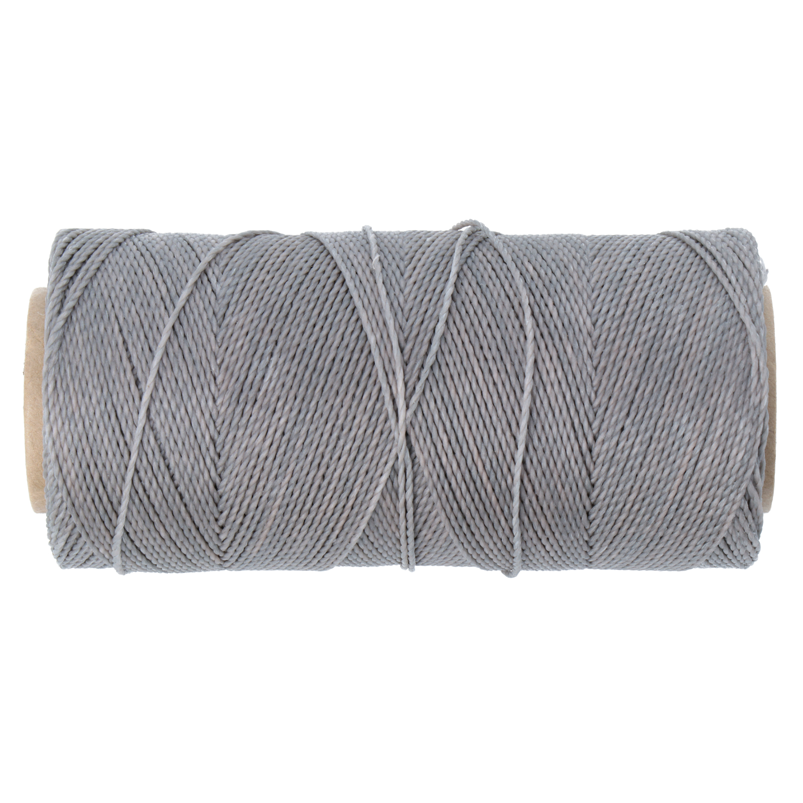 linhasita waxed polyester cord - silver (208) 1mm - 100gr spool (aprox. 180mt) | 1pc