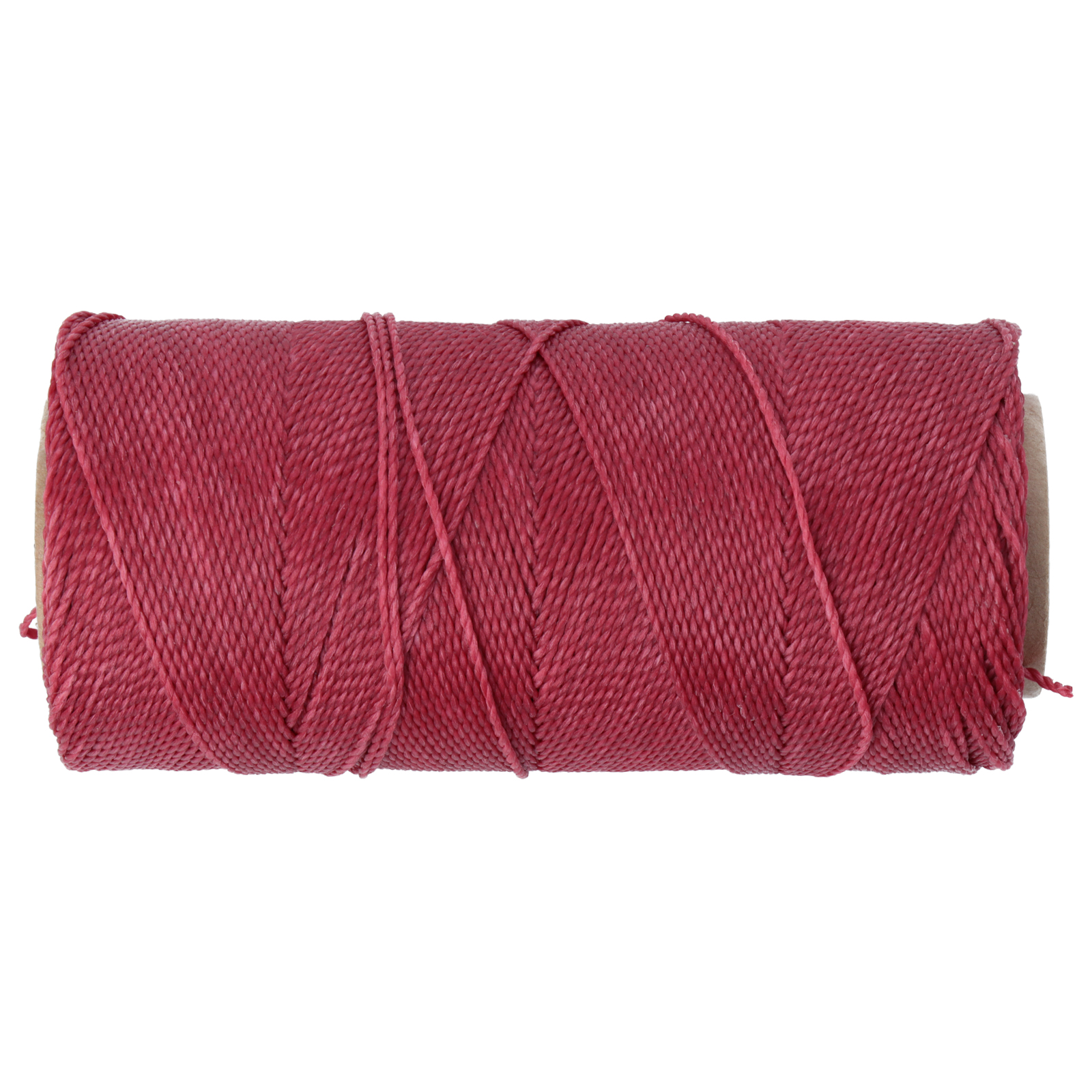 linhasita waxed polyester cord - raspberry (235) 1mm - 100gr spool (aprox. 180mt) | 1pc