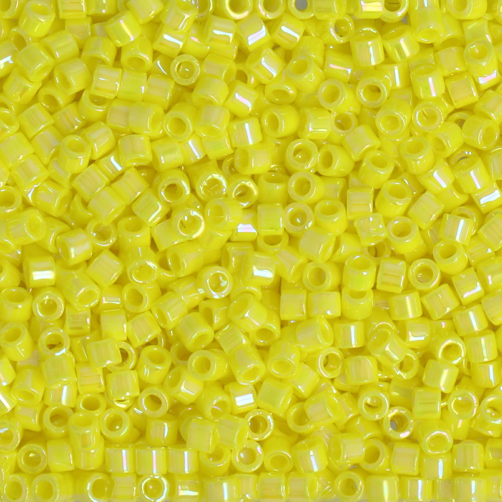 miyuki delica 10/0 - opaque yellow ab | 8gr