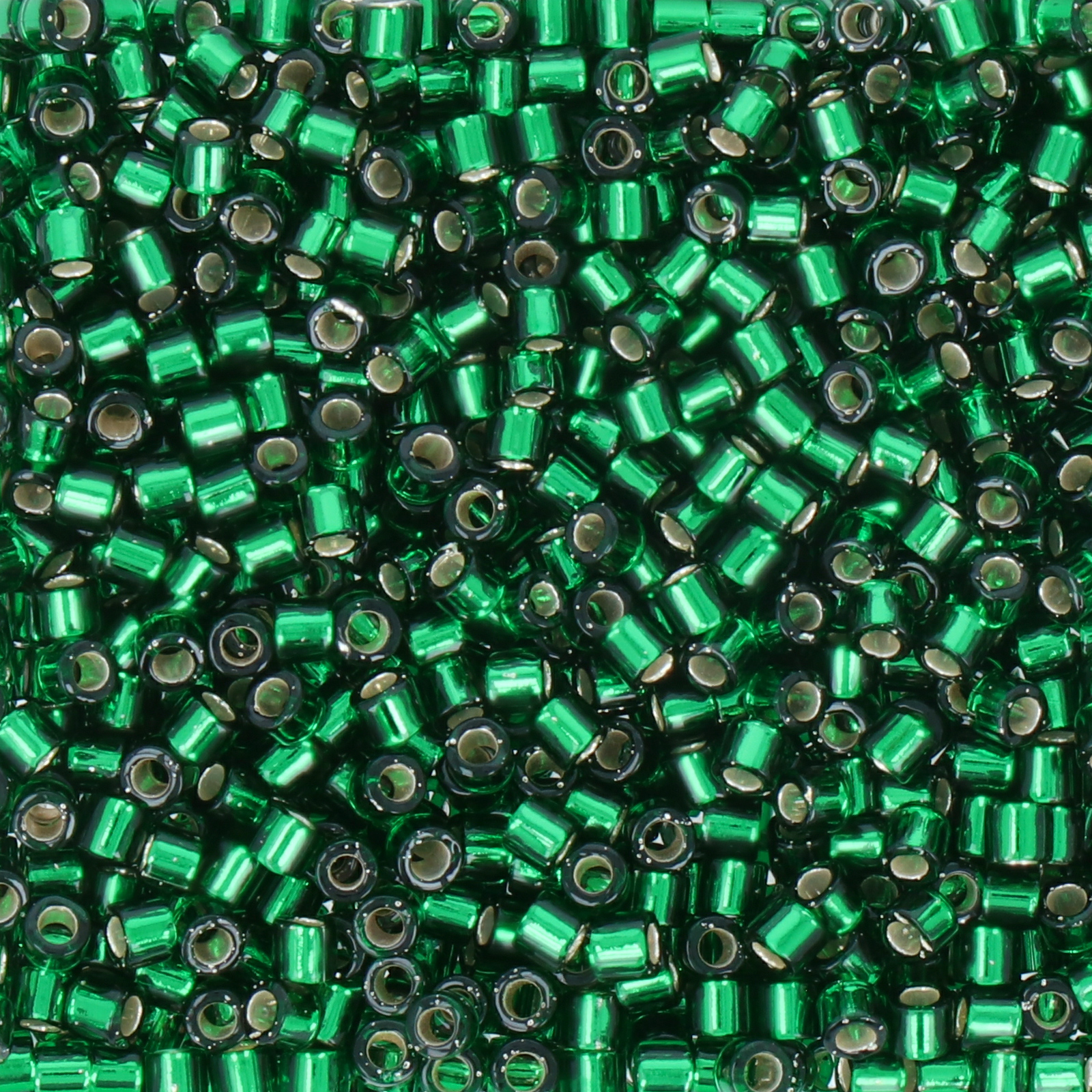 miyuki delica 10/0 - silver-lined emerald | 8gr
