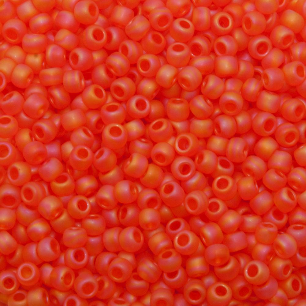 saatperlen toho 8/0 transparent rainbow frosted hyacinth (174bf) | 10gr