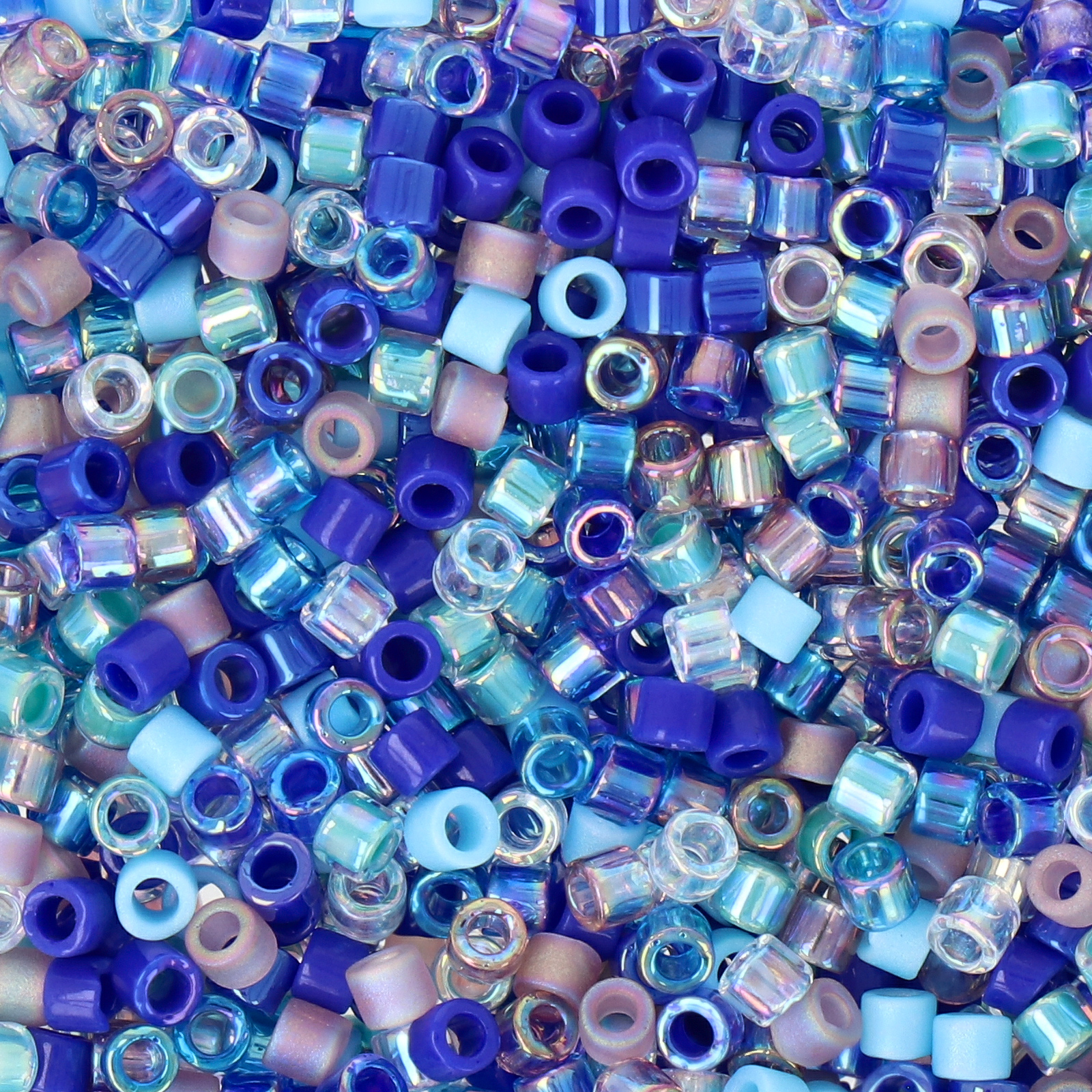 miyuki delica 10/0 - mix caribean blue | 8gr