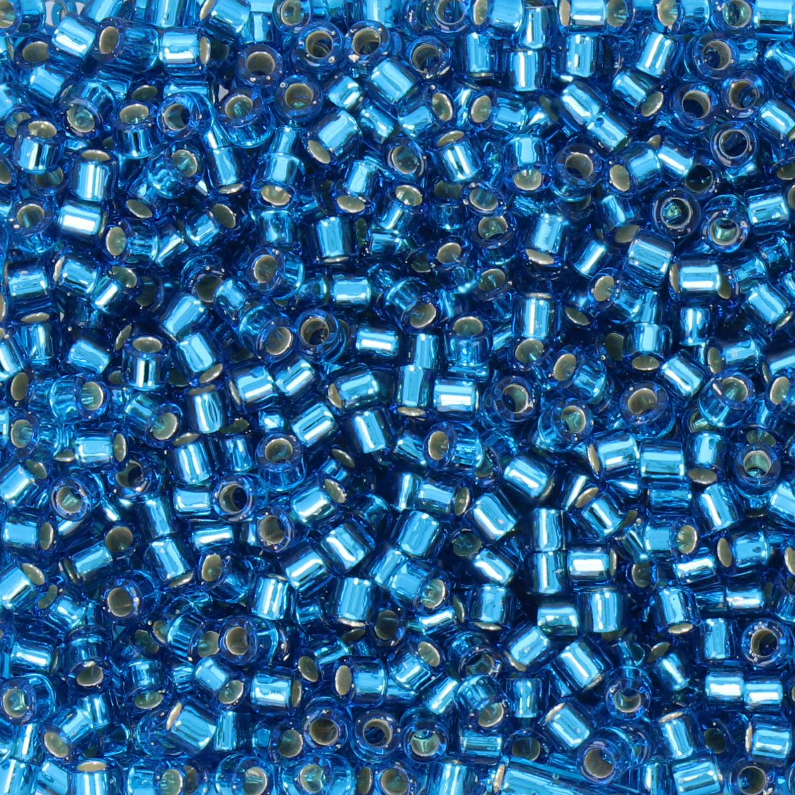 miyuki delica 10/0 - silver-lined aquamarine | 8gr
