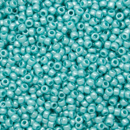 rocaille toho seed beads 11/0 opaque lustered turquoise (132) | 10gr