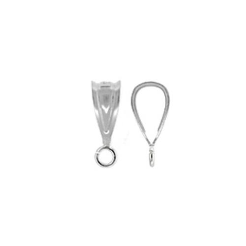 sterling silver bail 9x3mm | 2pc